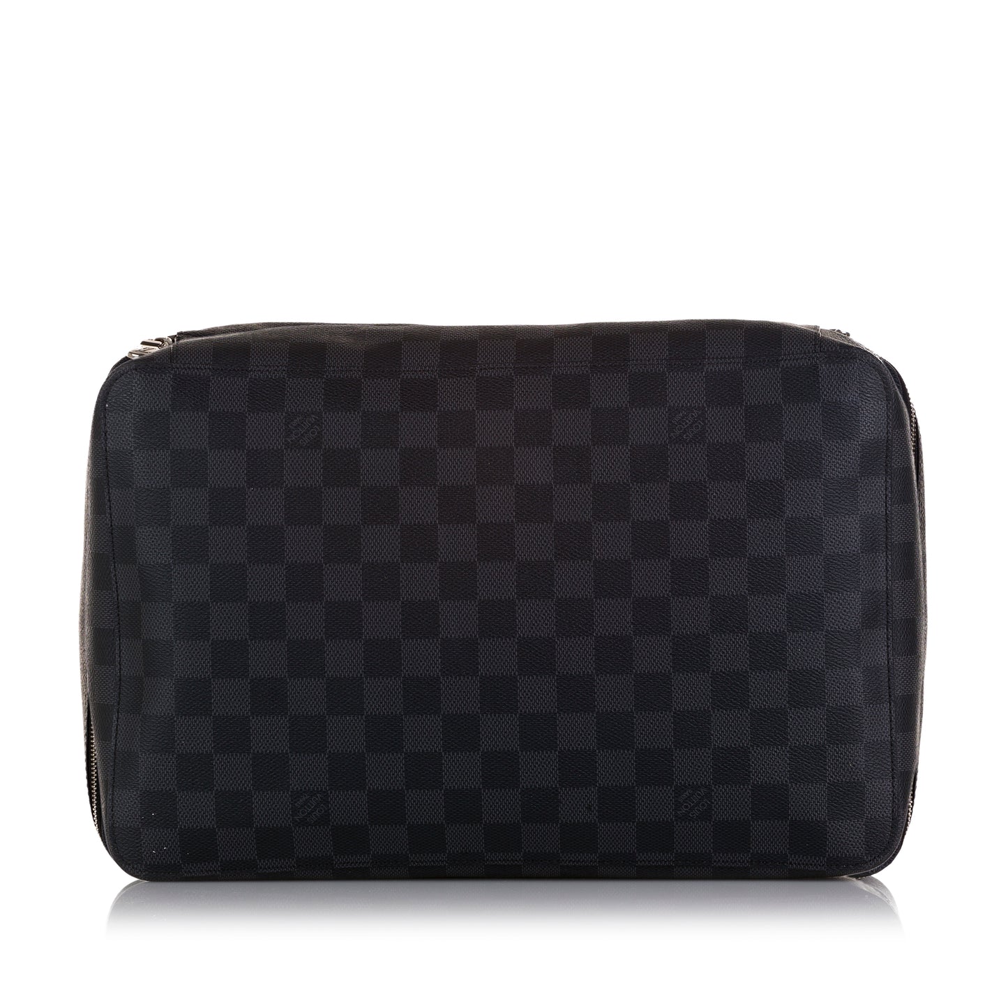 Damier Graphite Cube De Rangement GM