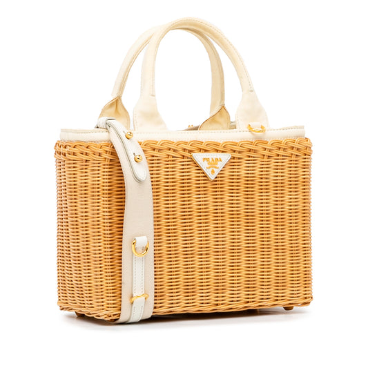 Wicker Satchel