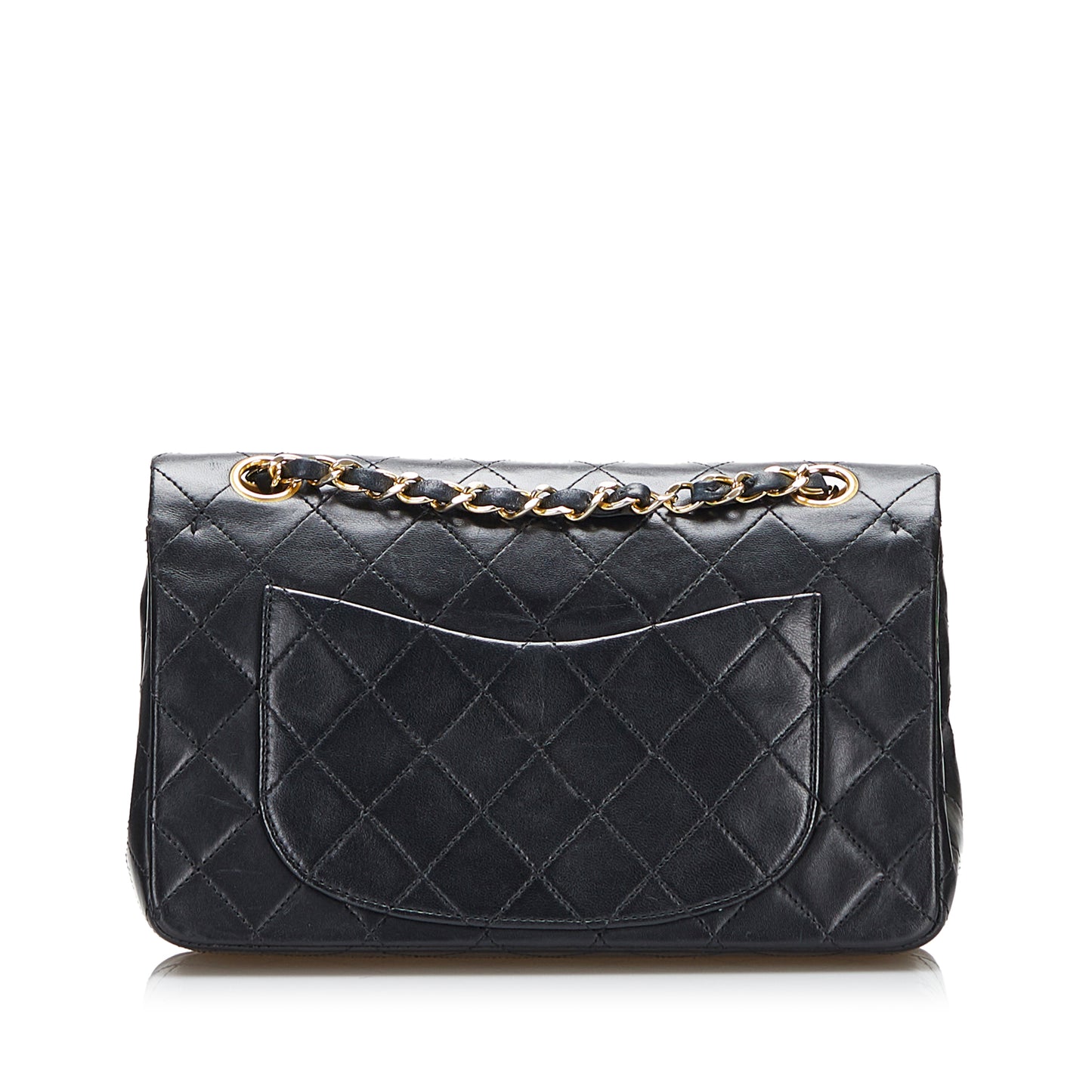 Small Classic Lambskin Double Flap