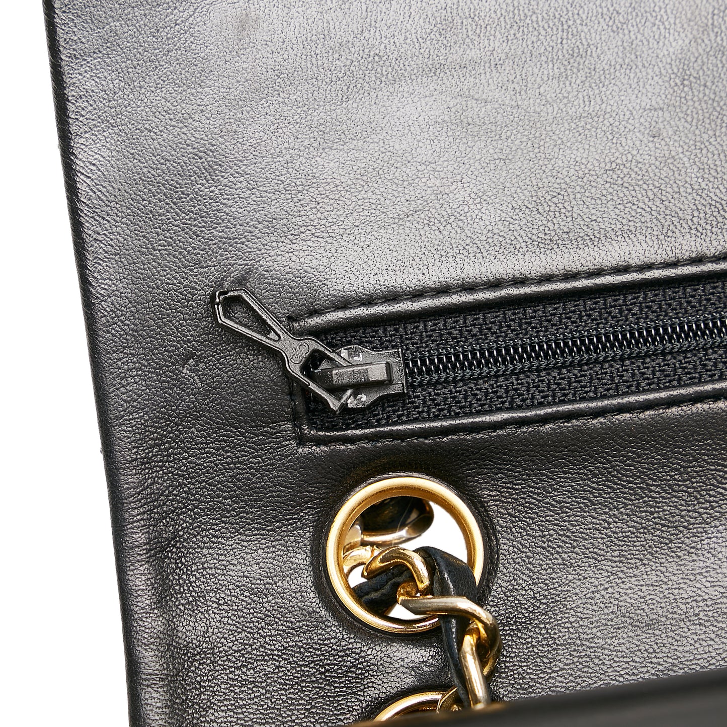 Small Classic Lambskin Double Flap