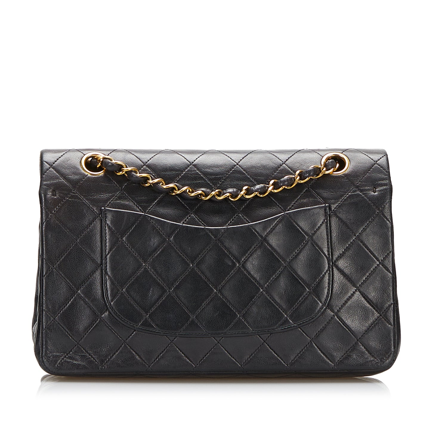 Medium Classic Lambskin Double Flap