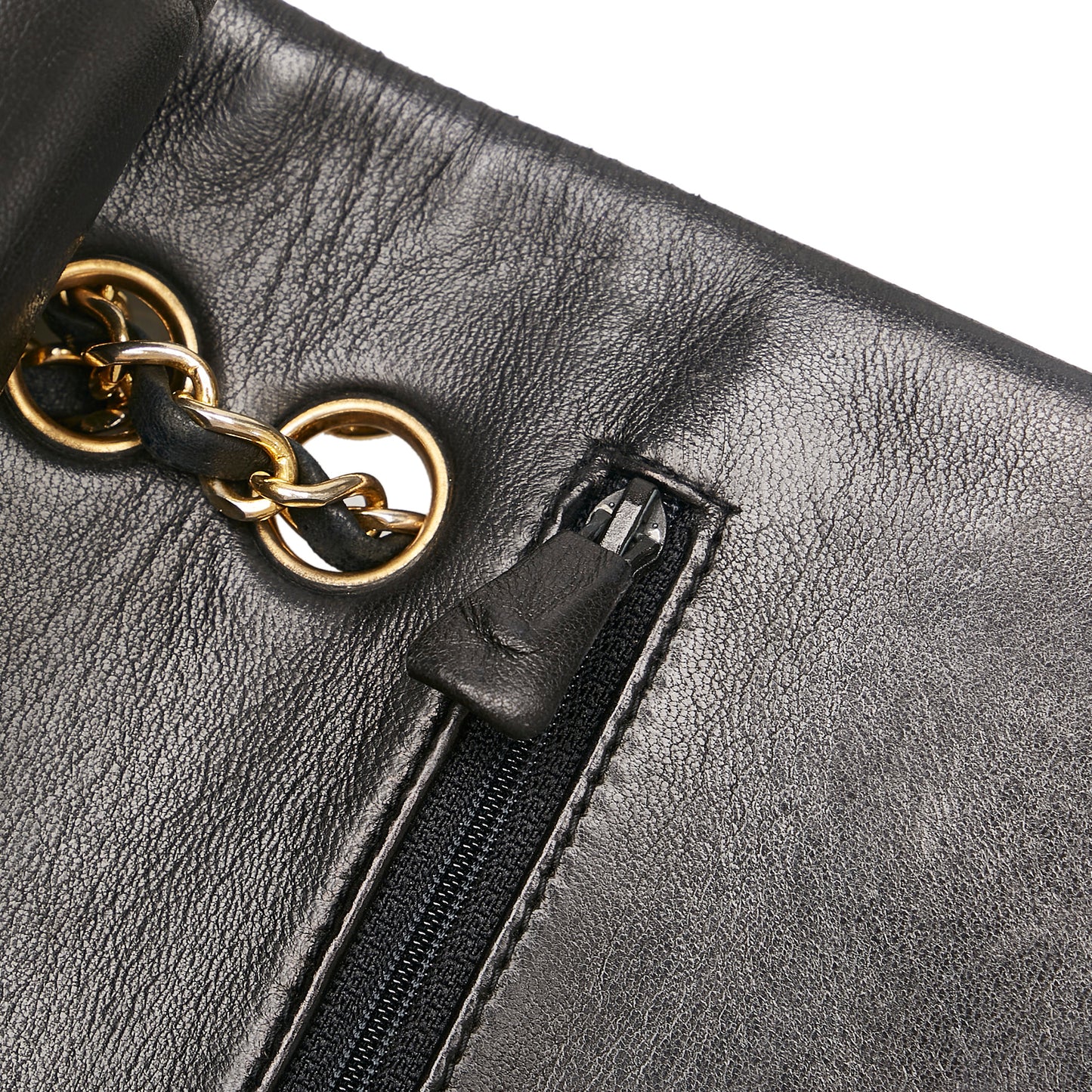 Medium Classic Lambskin Double Flap