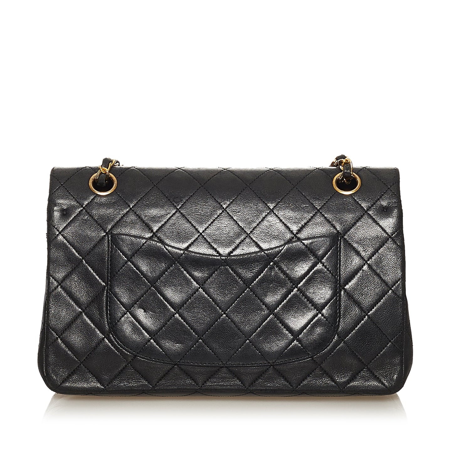 Medium Classic Lambskin Double Flap