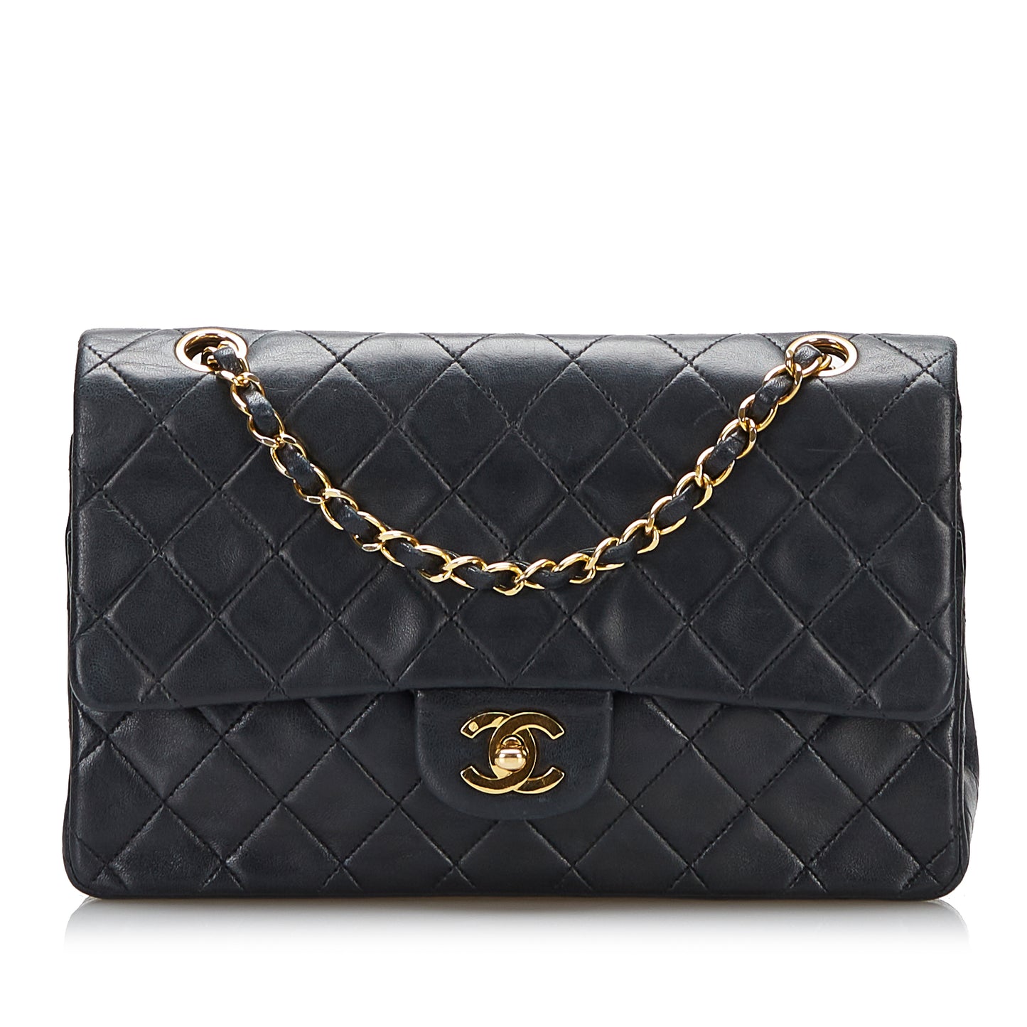 Small Classic Lambskin Single Flap