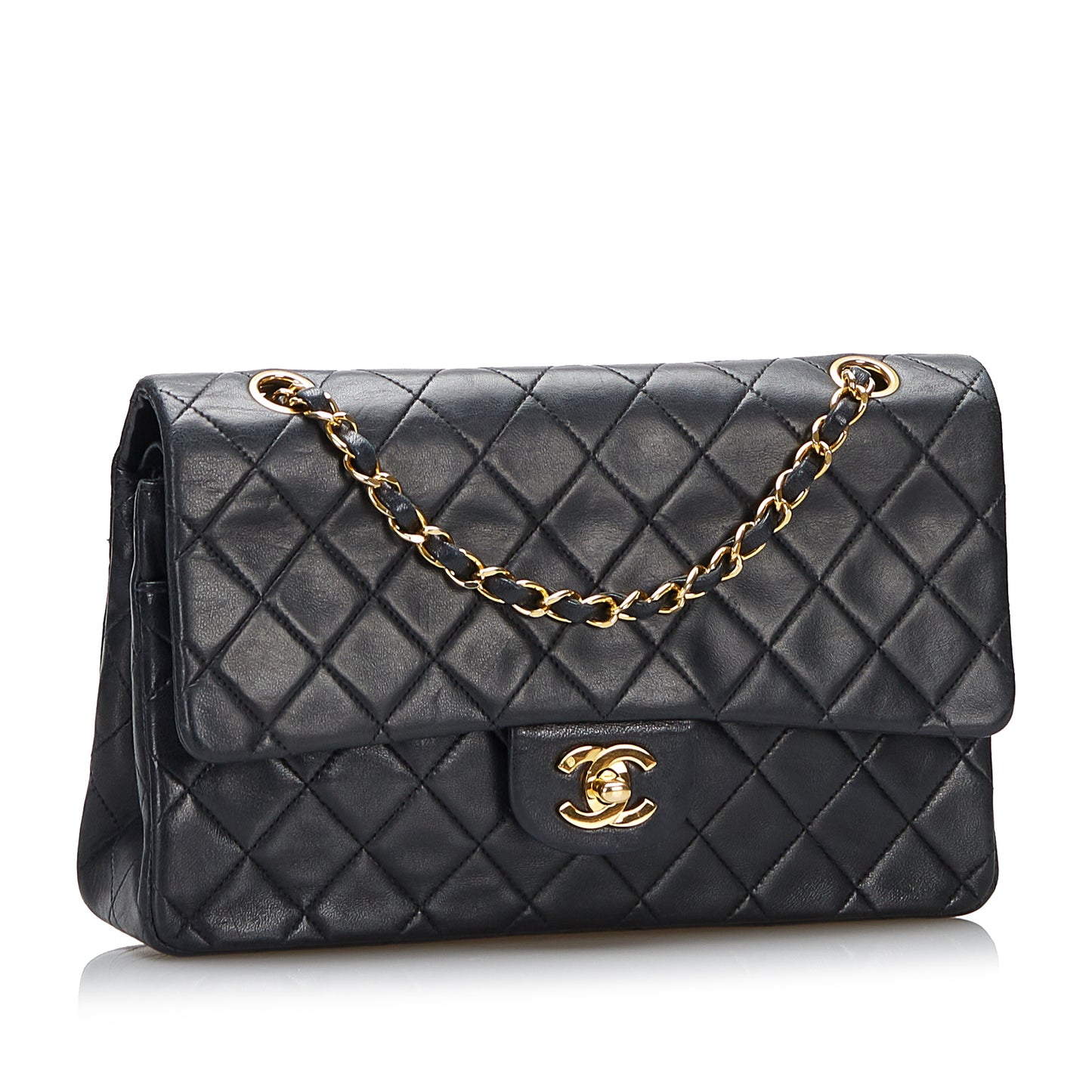 Small Classic Lambskin Single Flap