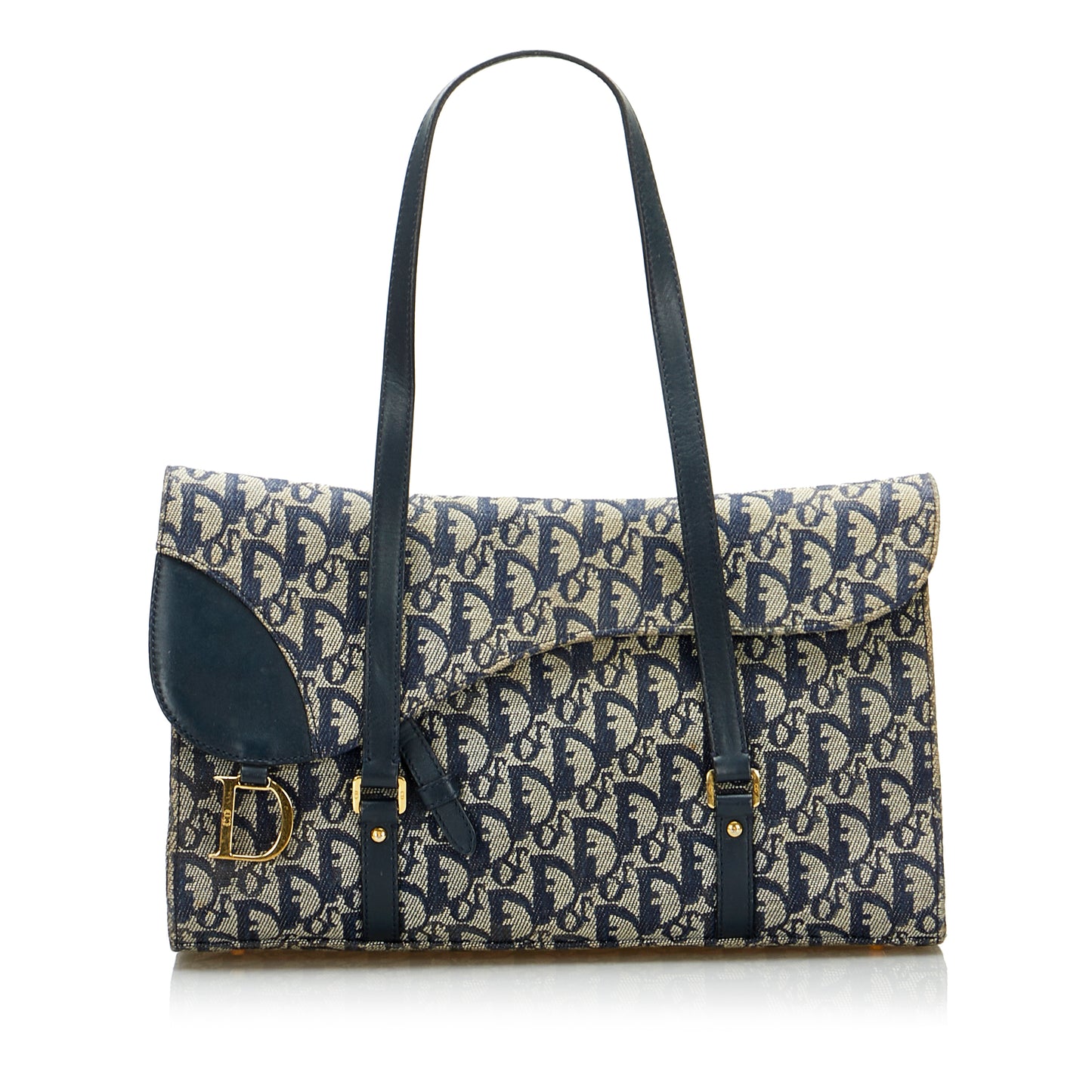 Dior Oblique Double Saddle Shoulder Bag