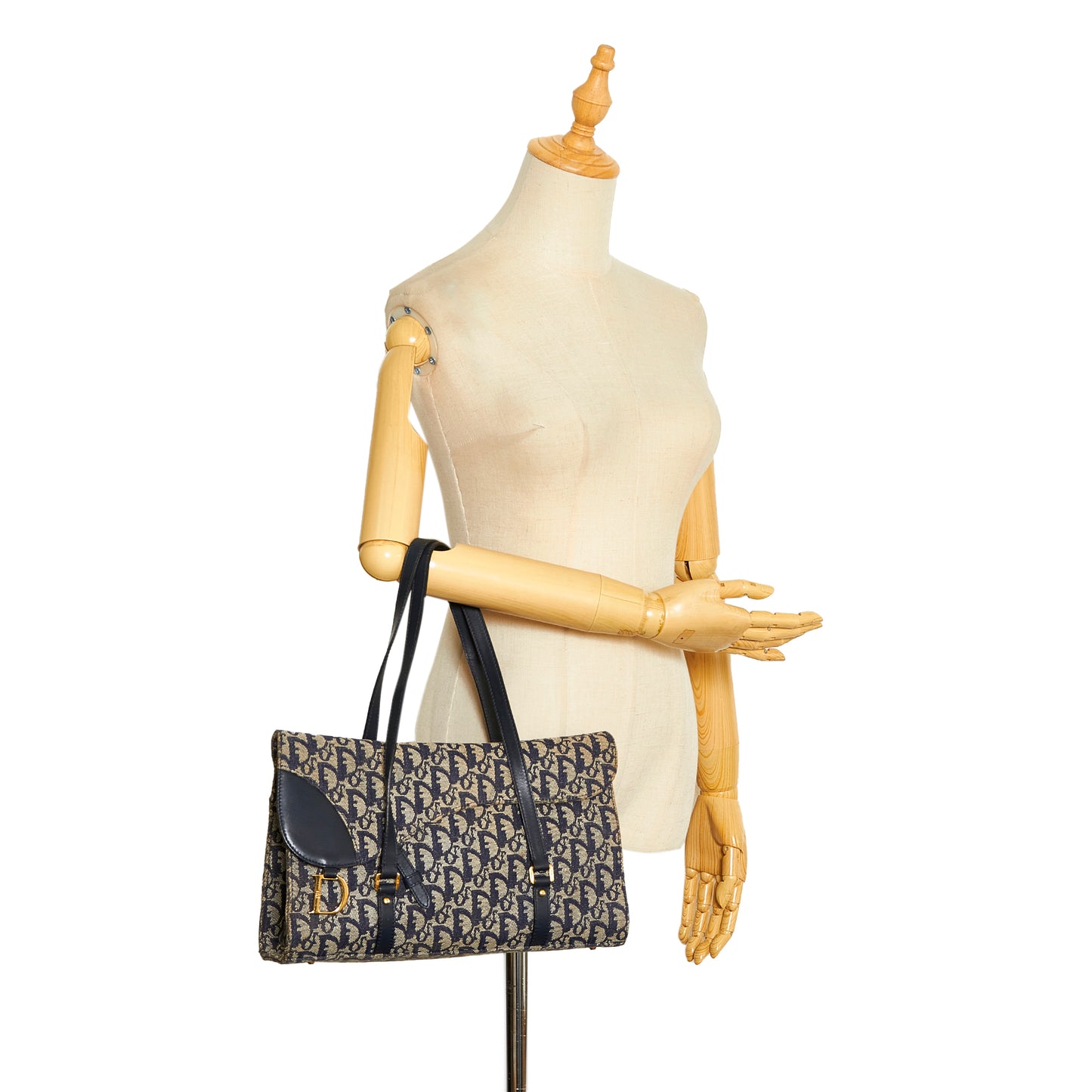 Dior Oblique Double Saddle Shoulder Bag