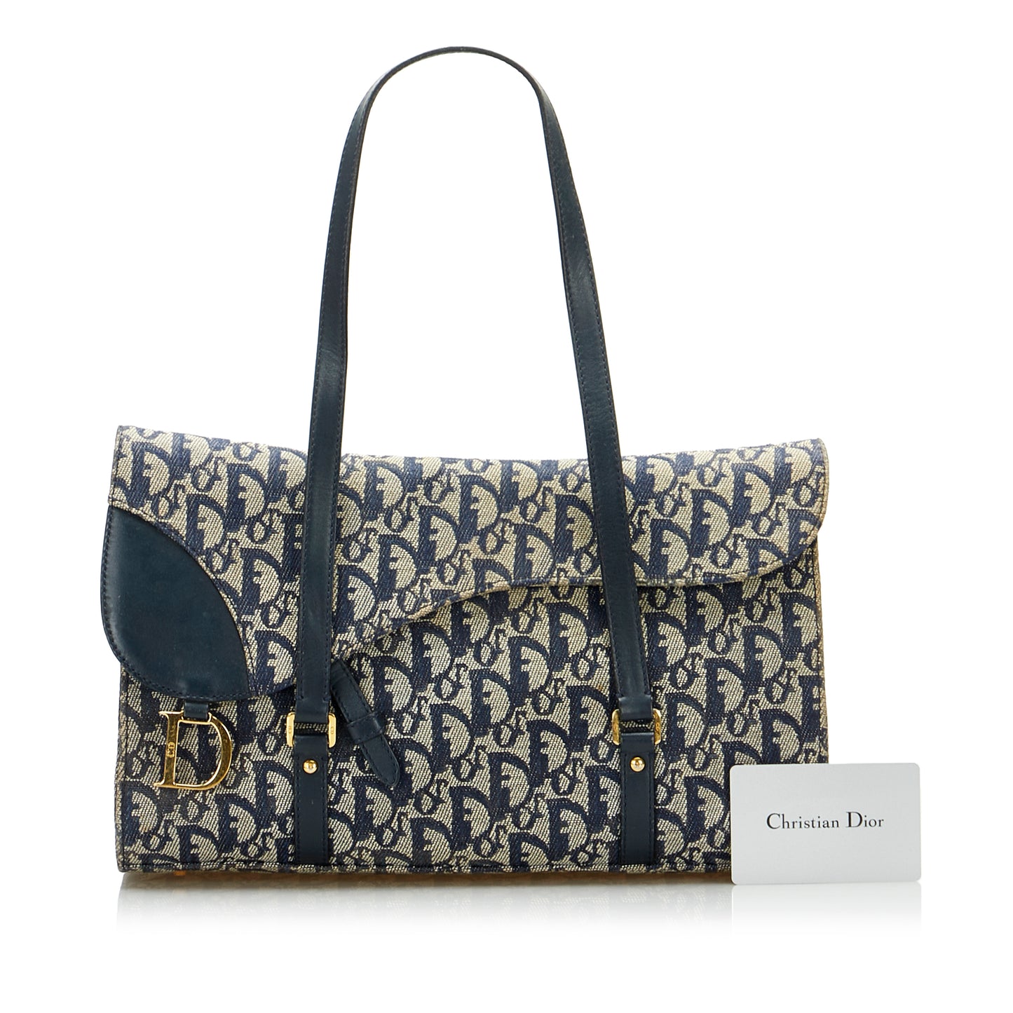 Dior Oblique Double Saddle Shoulder Bag
