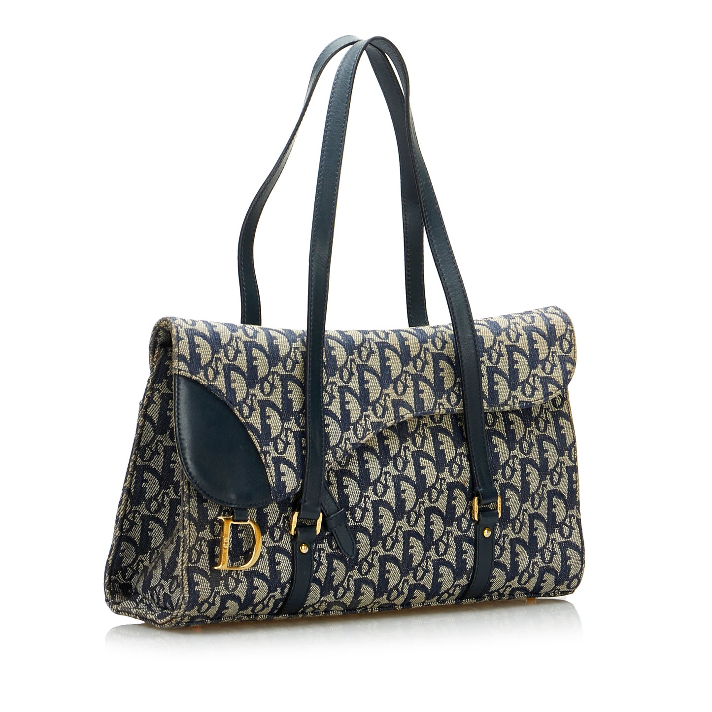 Dior Oblique Double Saddle Shoulder Bag