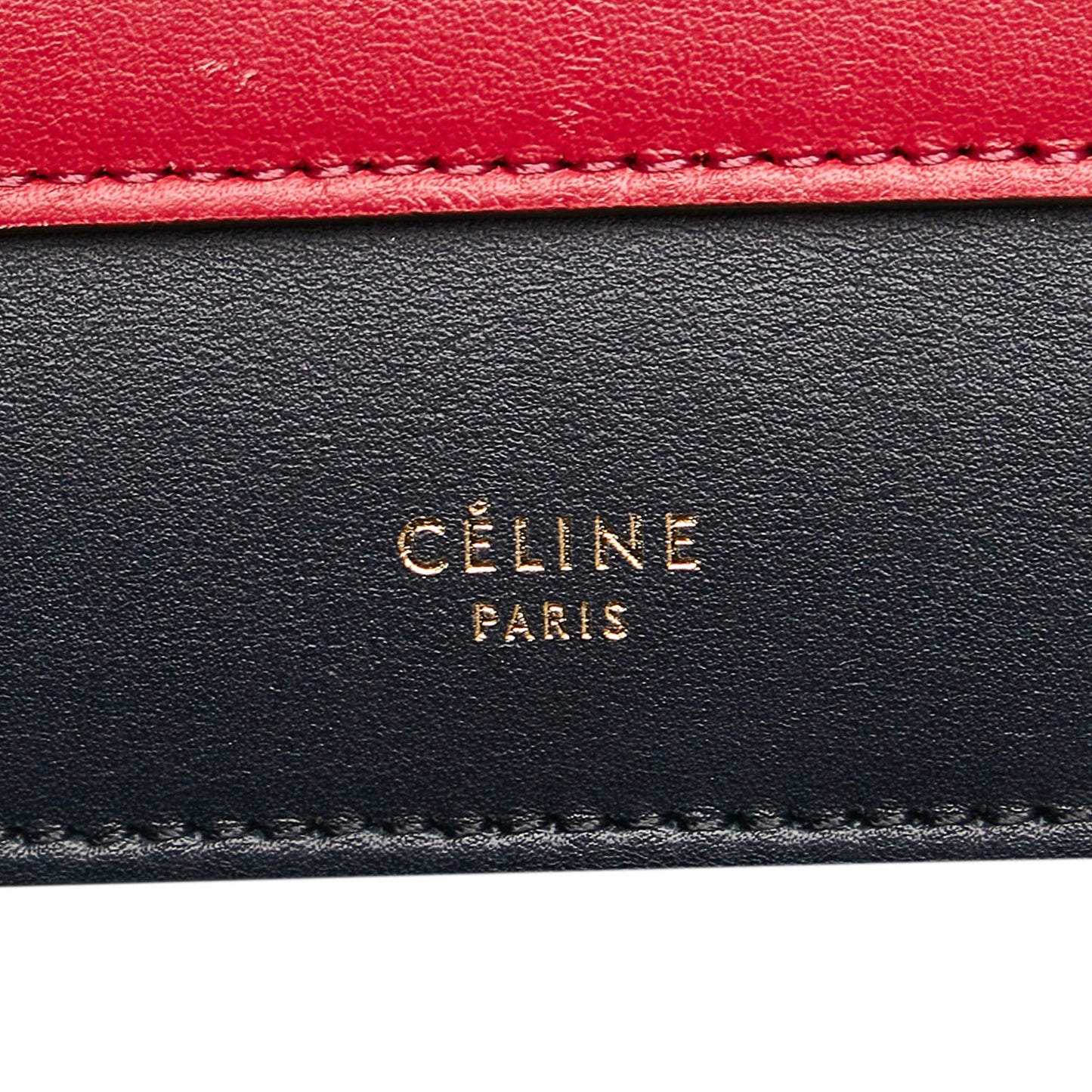 Tricolor Pocket Envelope Leather Shoulder Bag
