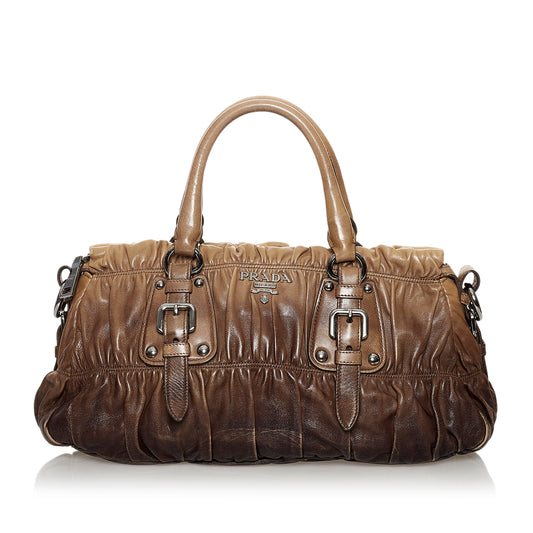 Nappa Gaufre Satchel