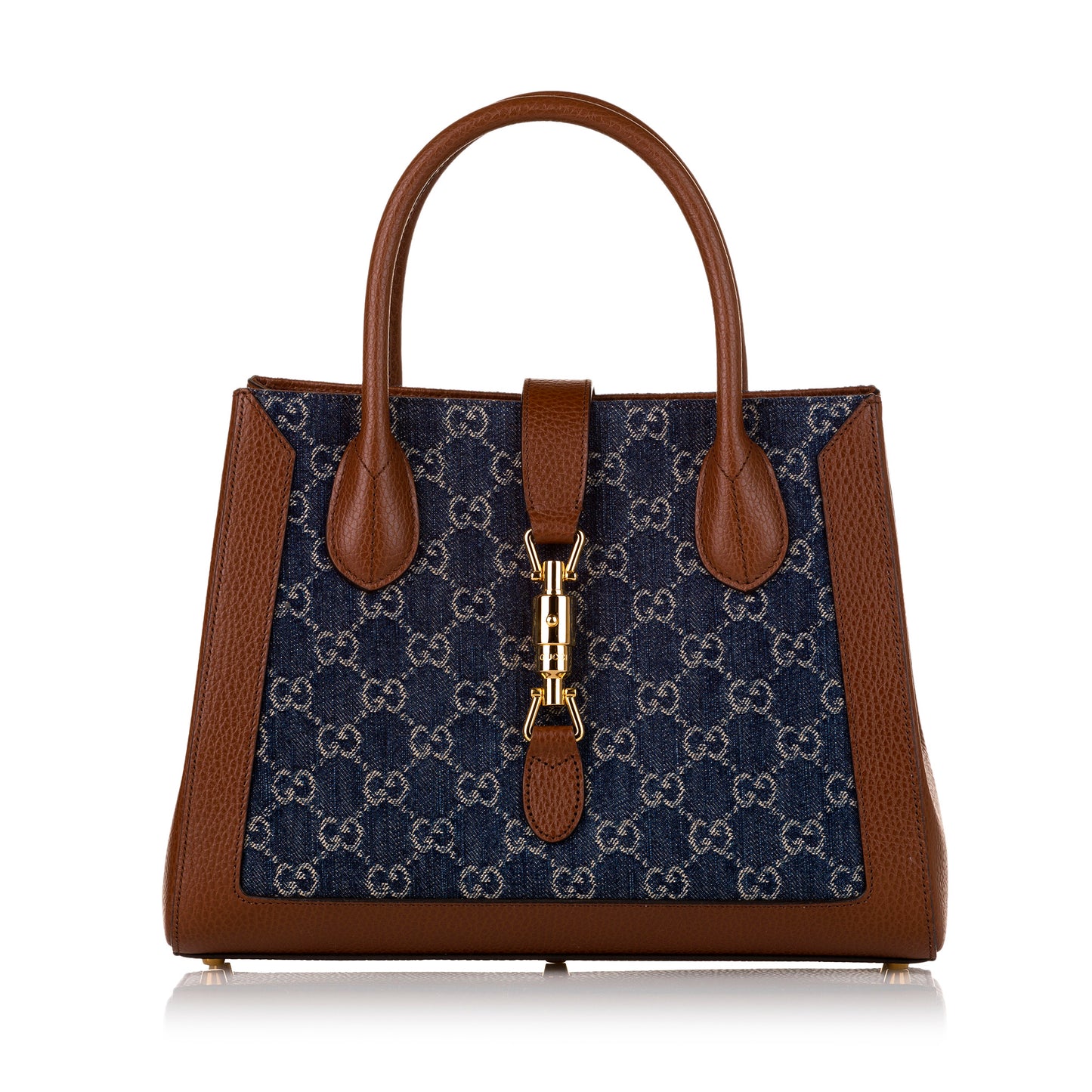 GG Denim 1961 Jackie Medium Tote