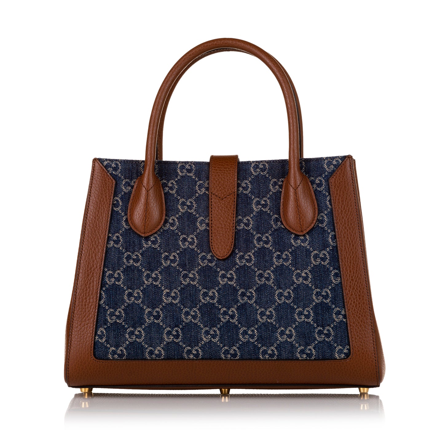 GG Denim 1961 Jackie Medium Tote