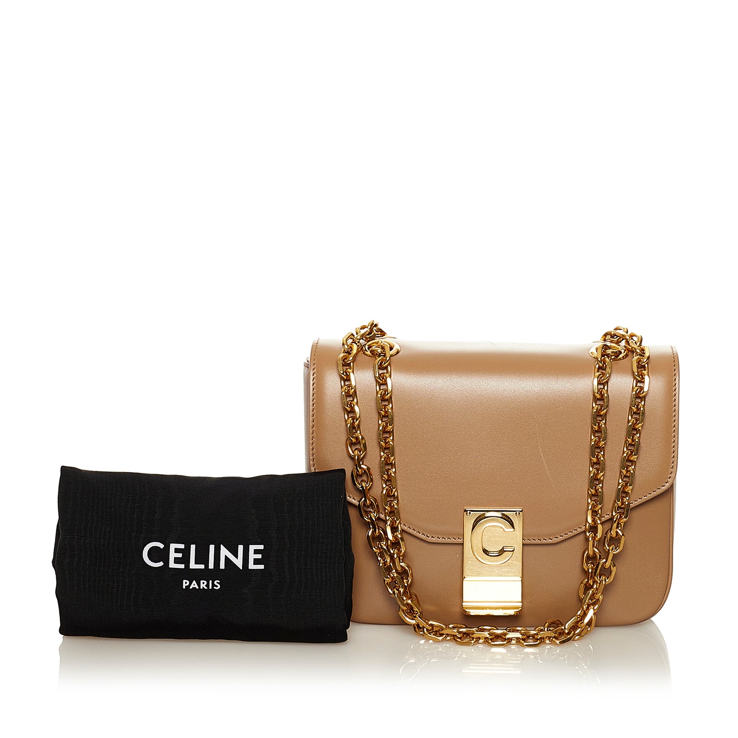 C Bag Leather Shoulder Bag