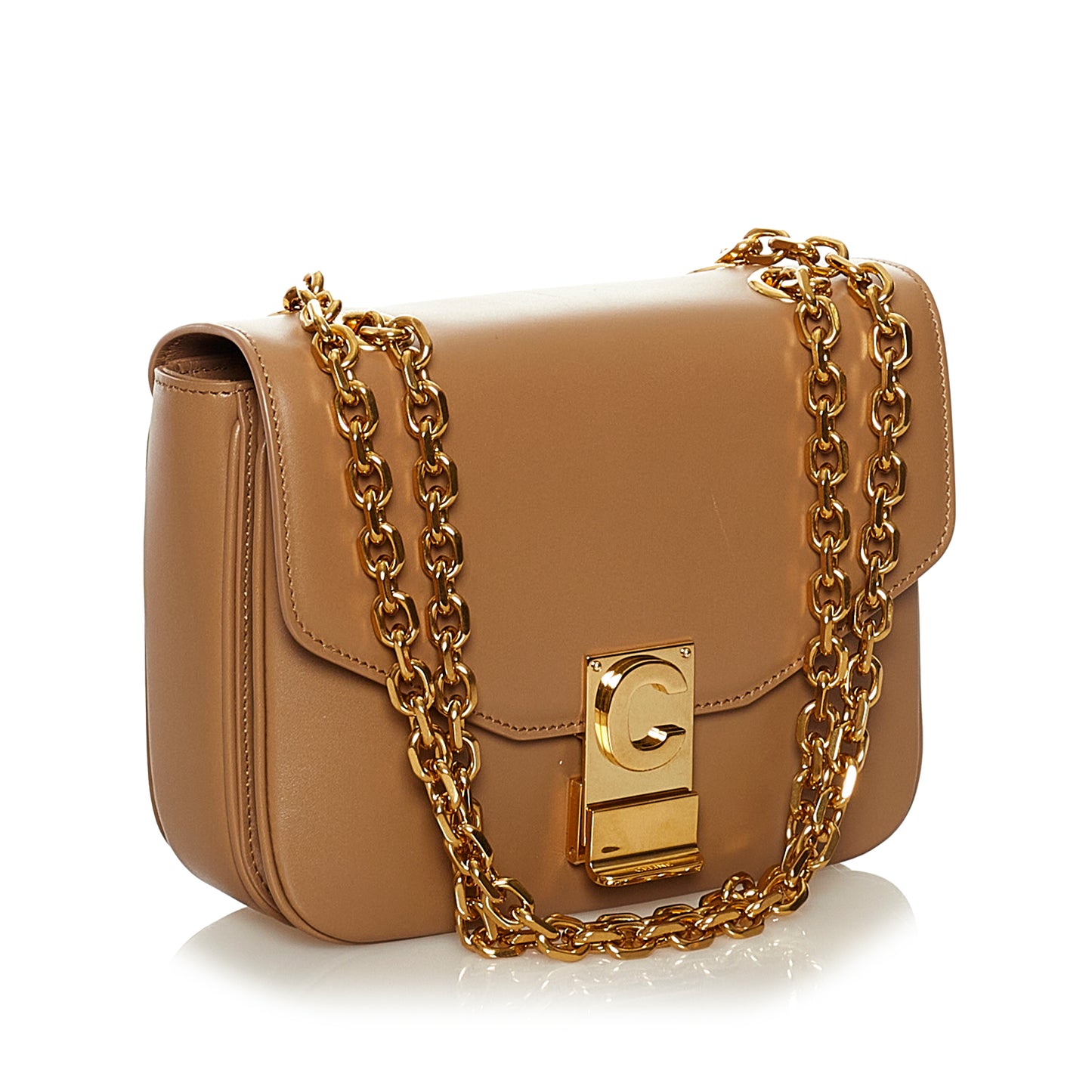 C Bag Leather Shoulder Bag