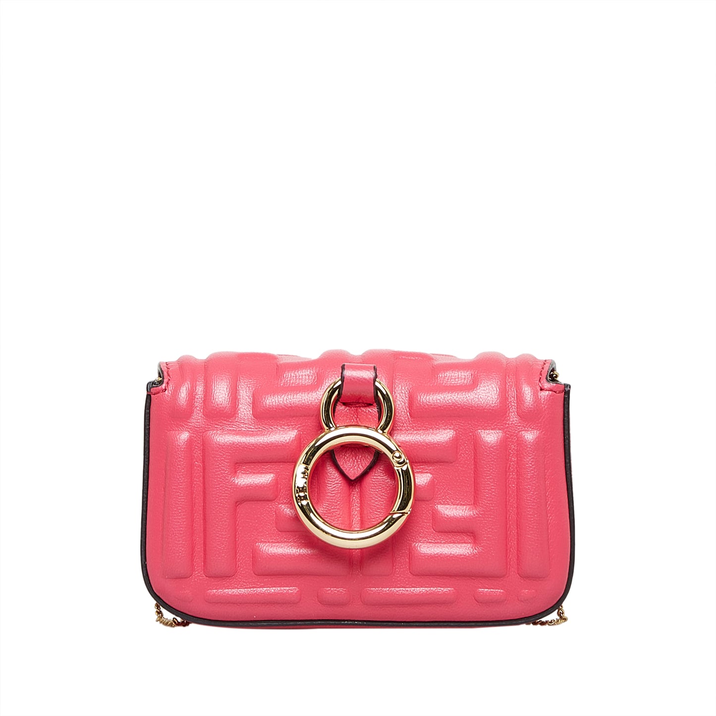 Zucca Embossed Nano Baguette Charm