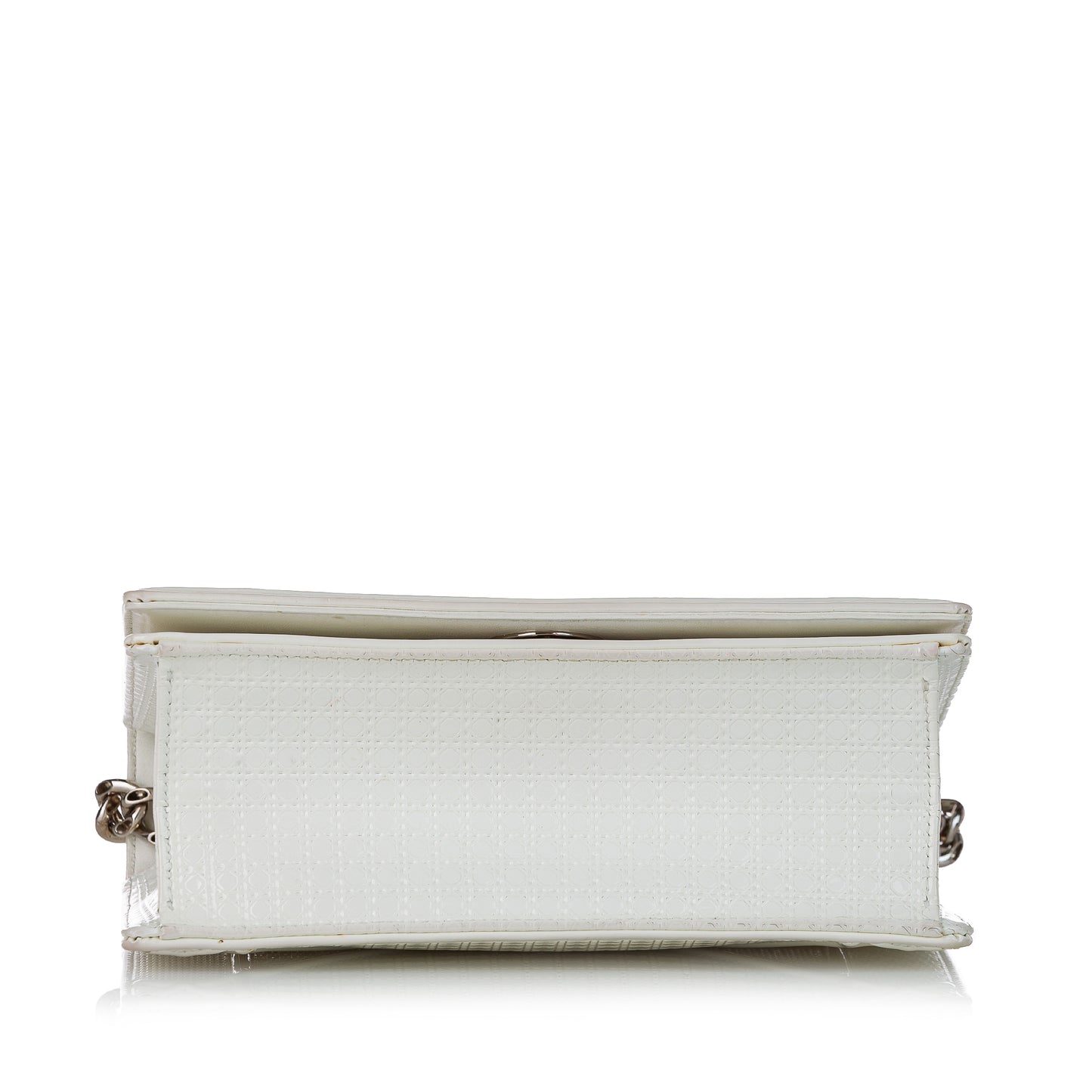 Small Micro-Cannage Diorama Patent Leather Crossbody Bag