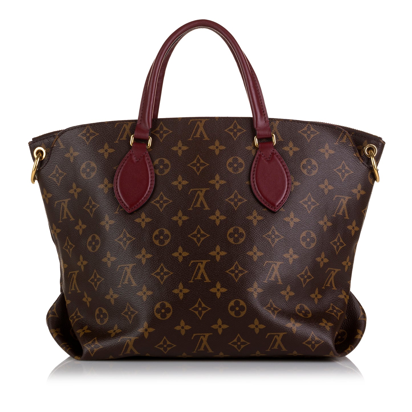 Monogram Flower Zipped Tote MM