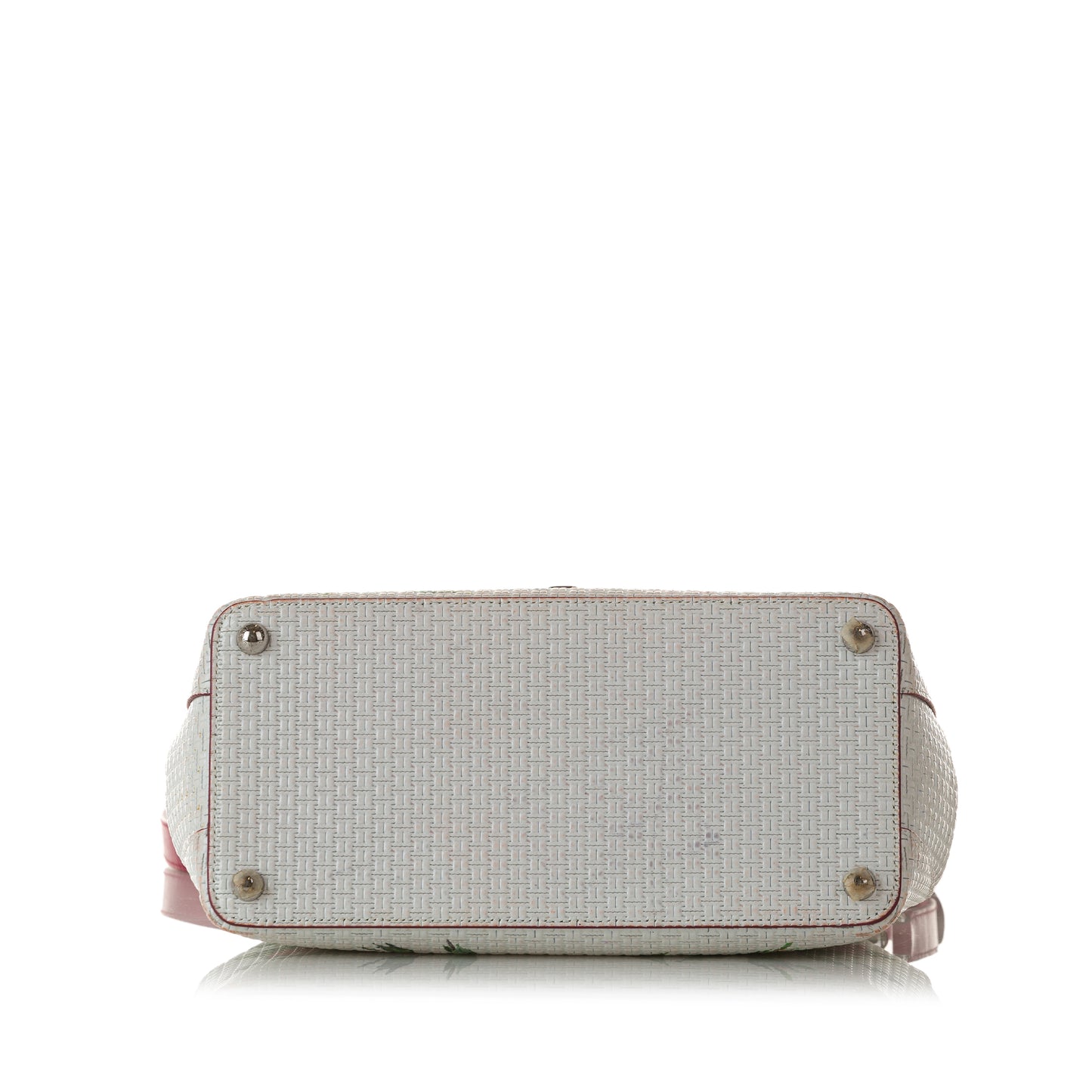 Floral Lucia Leather Satchel