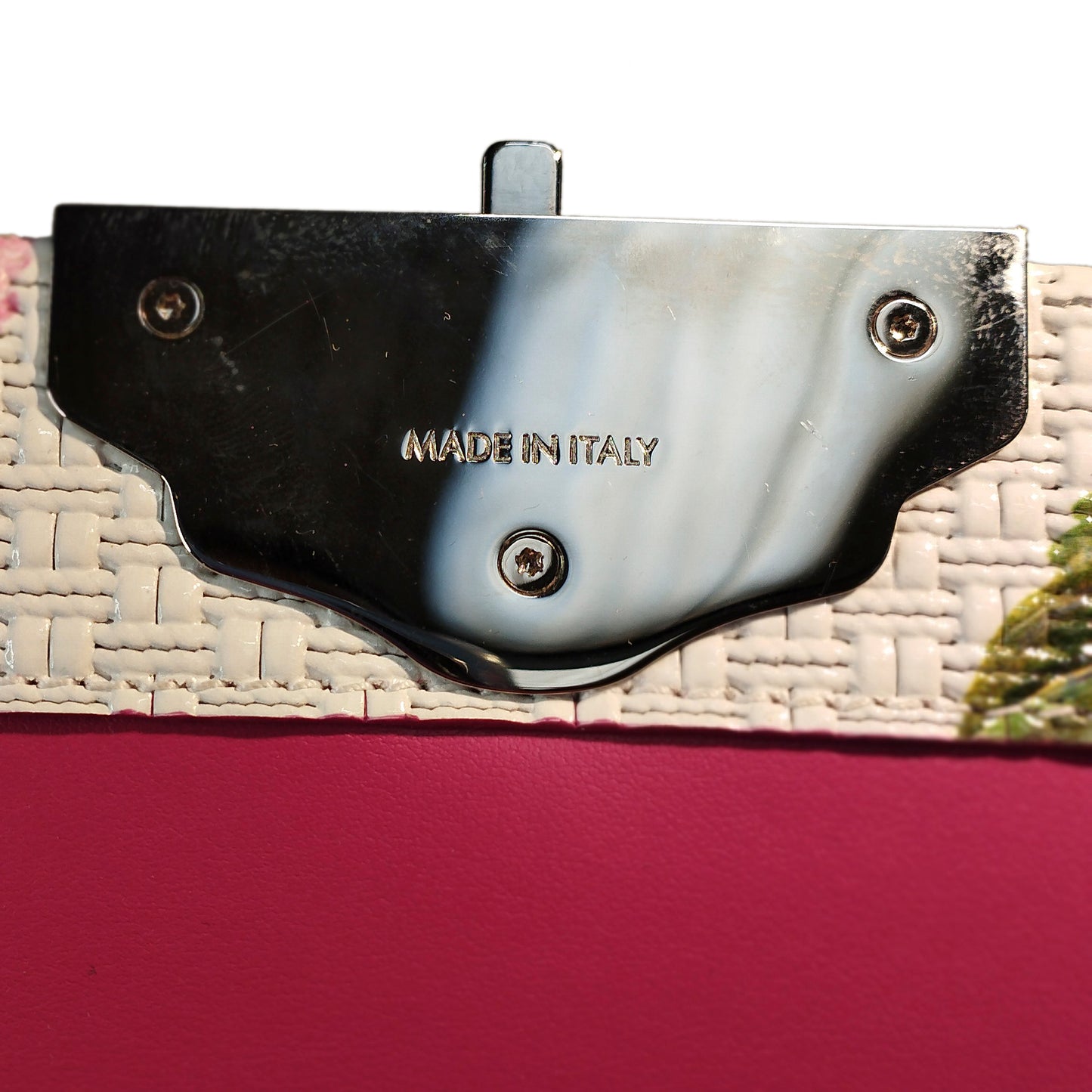 Floral Lucia Leather Satchel