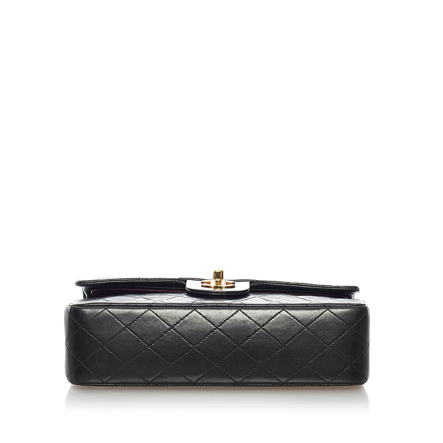 Medium Classic Lambskin Double Flap