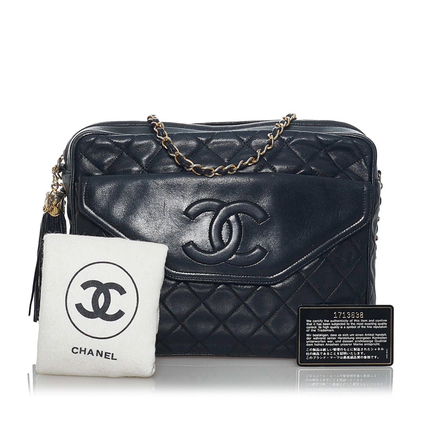 Matelasse Leather Crossbody Bag