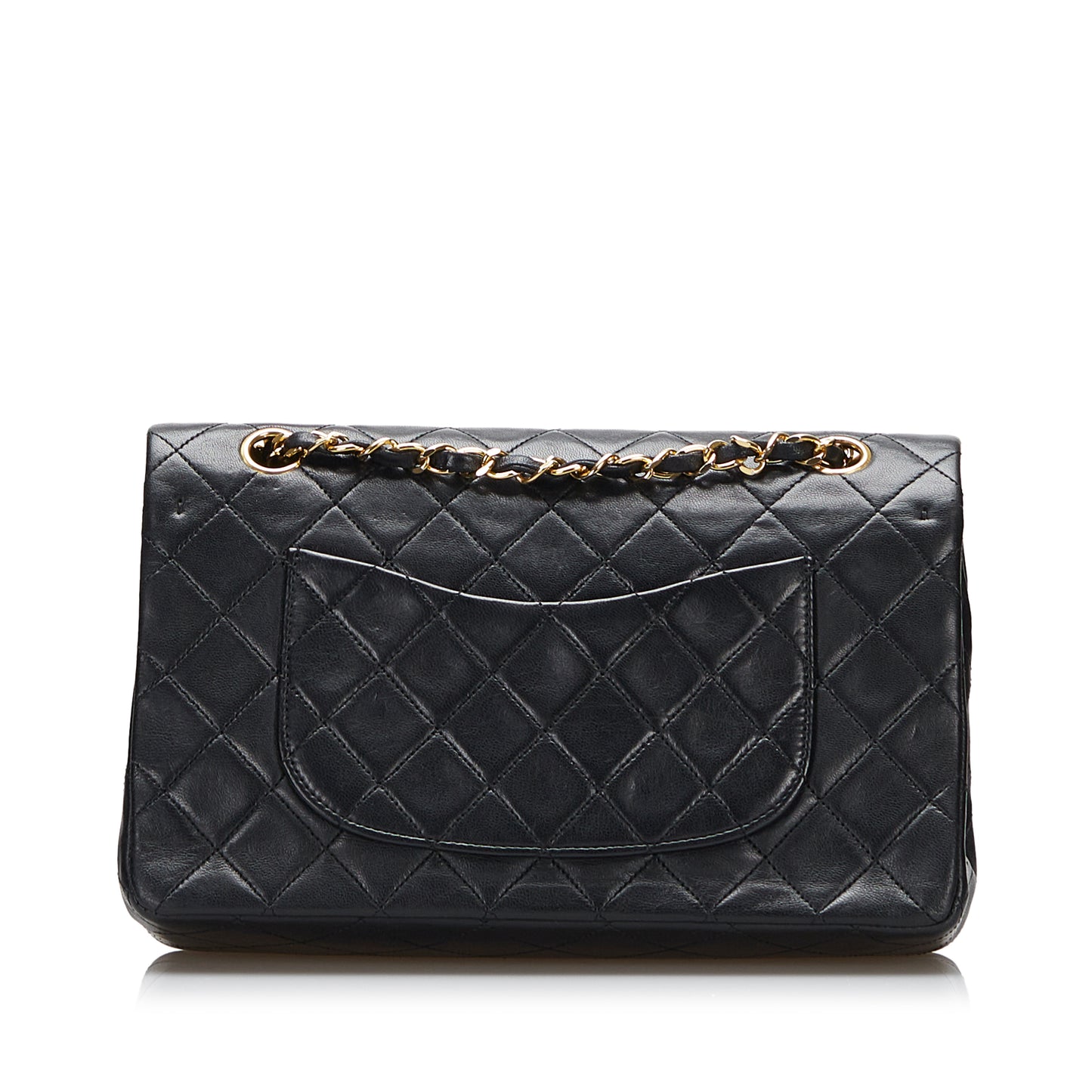 Medium Classic Lambskin Double Flap