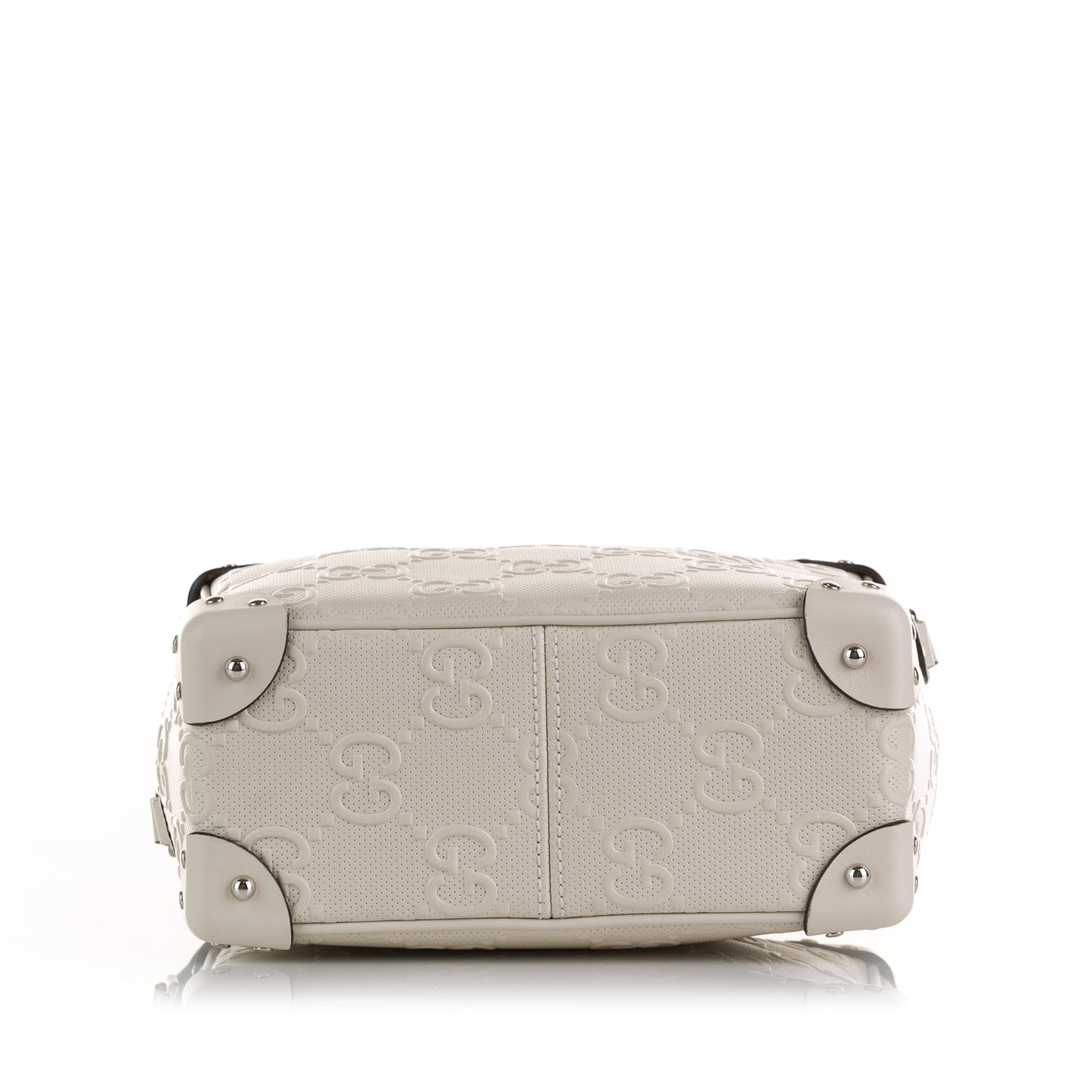 GG Embossed Perforated Square Bag