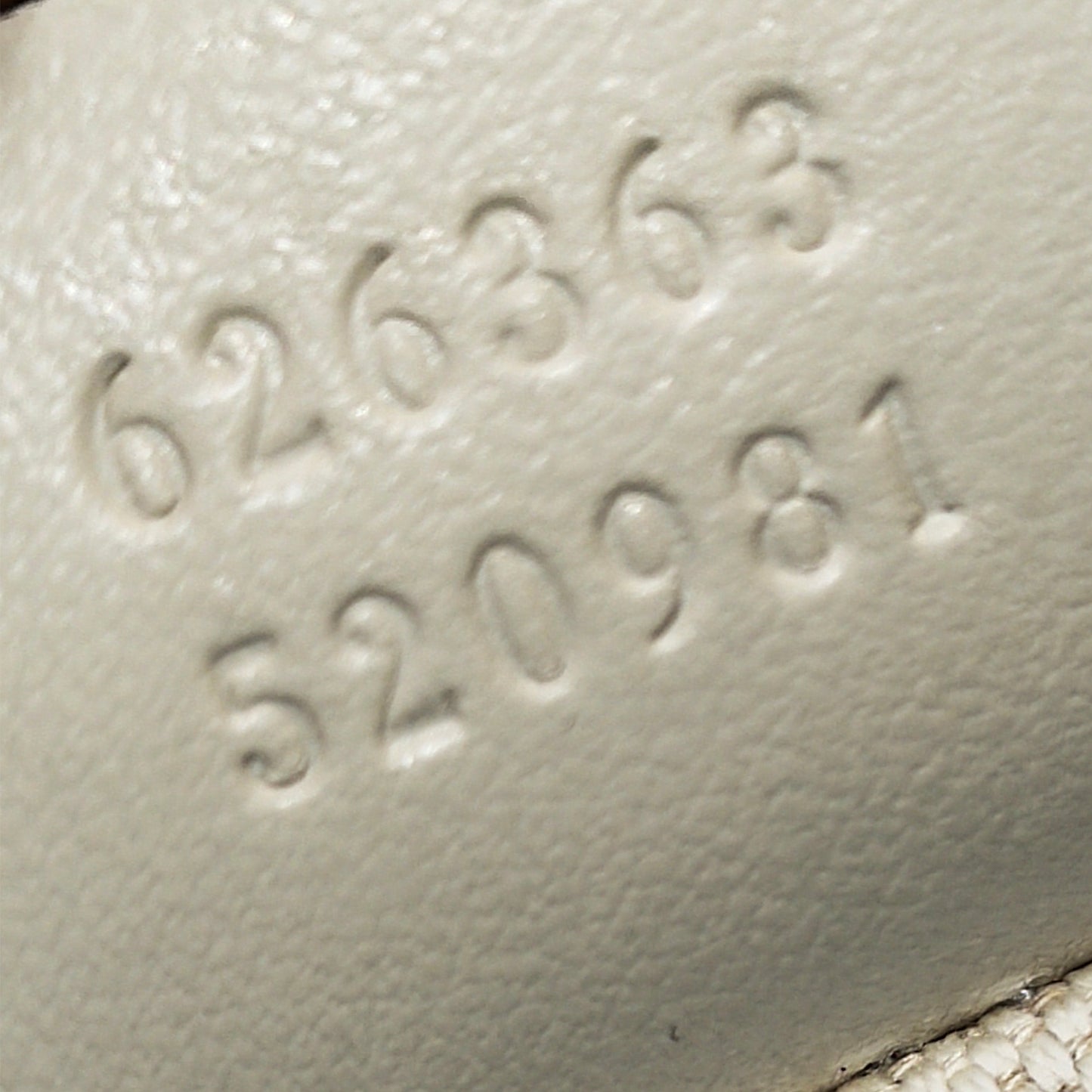 GG Embossed Perforated Square Bag