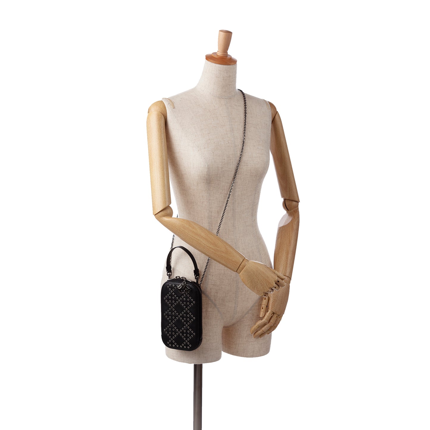 Cannage Studded Crossbody
