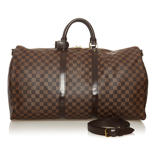 Damier Ebene Keepall Bandouliere 55