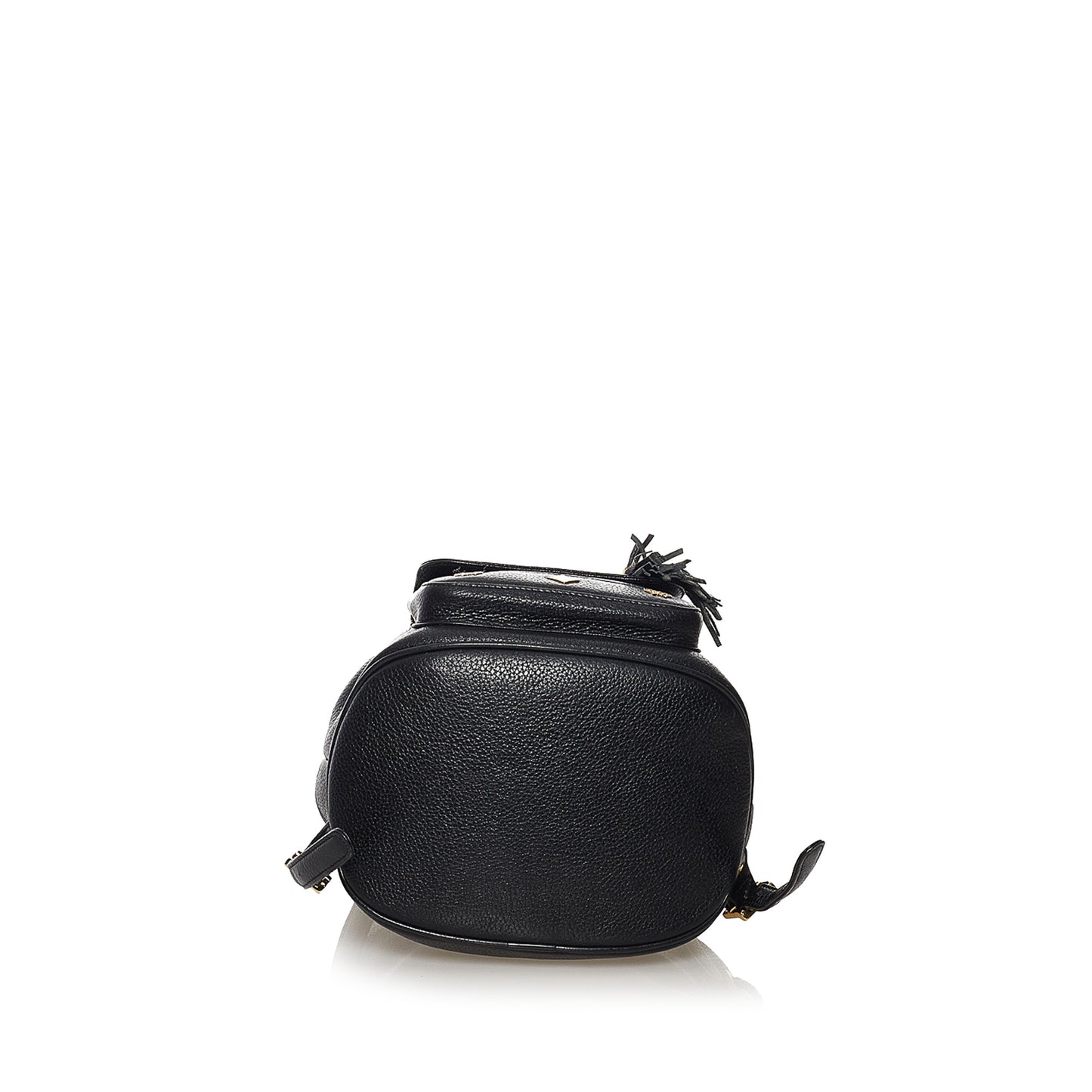 Leather Drawstring Backpack