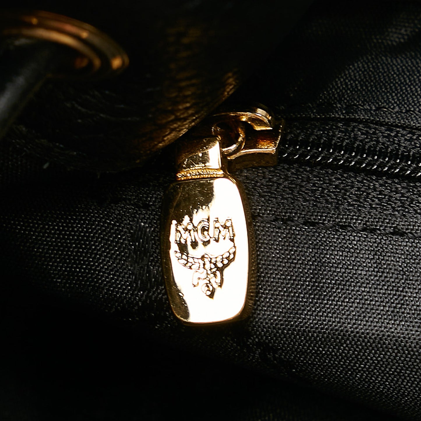 Leather Drawstring Backpack