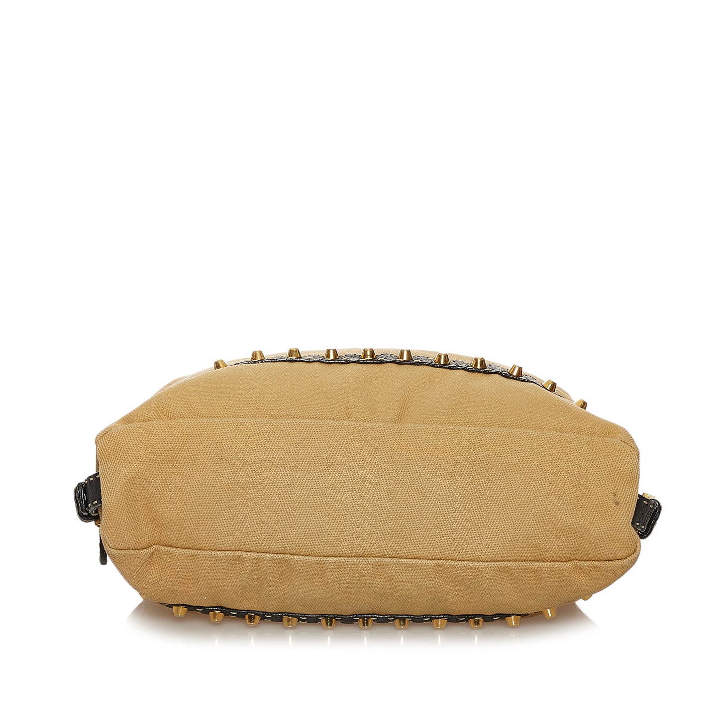 Studded Canvas Shoulder Bag