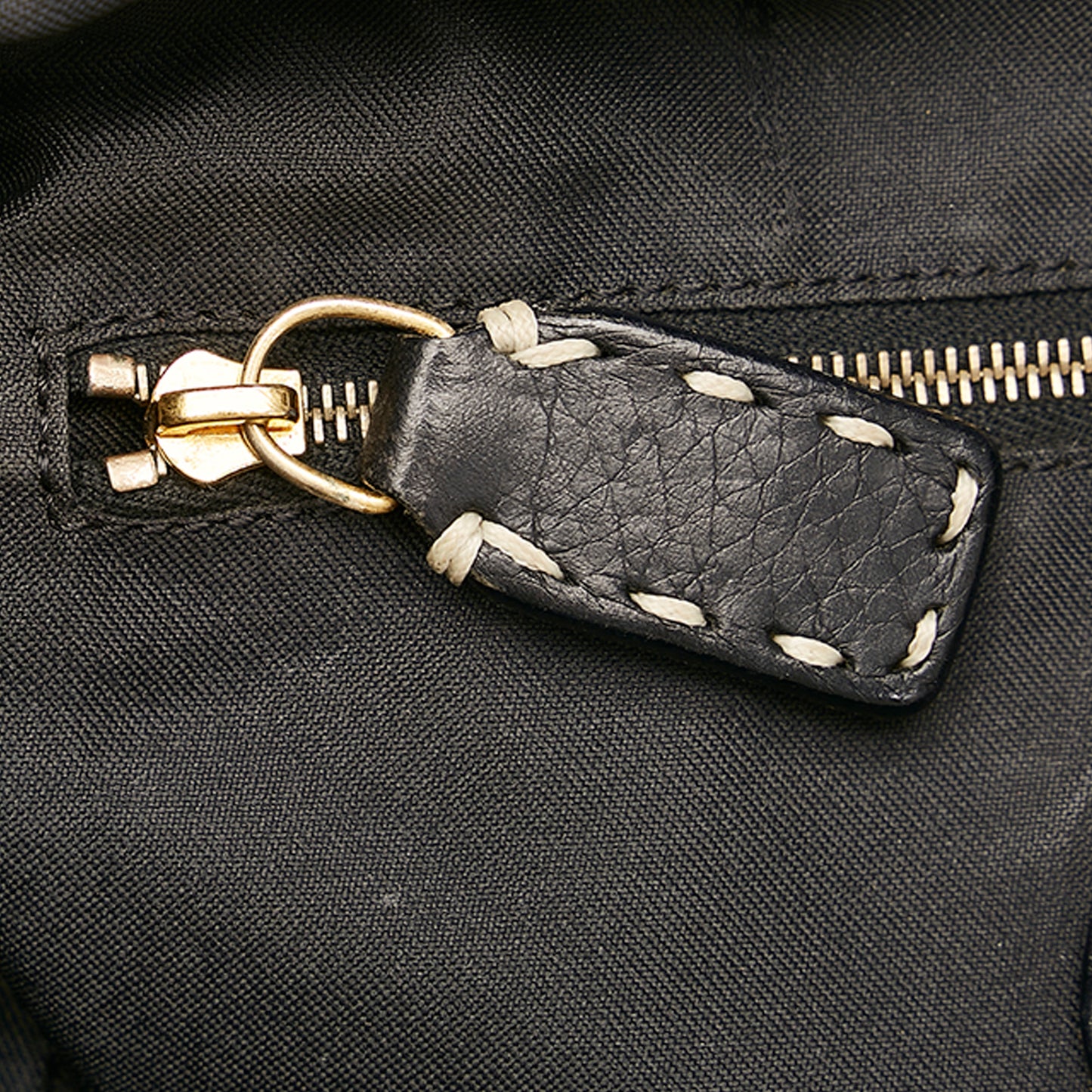 Studded Canvas Shoulder Bag