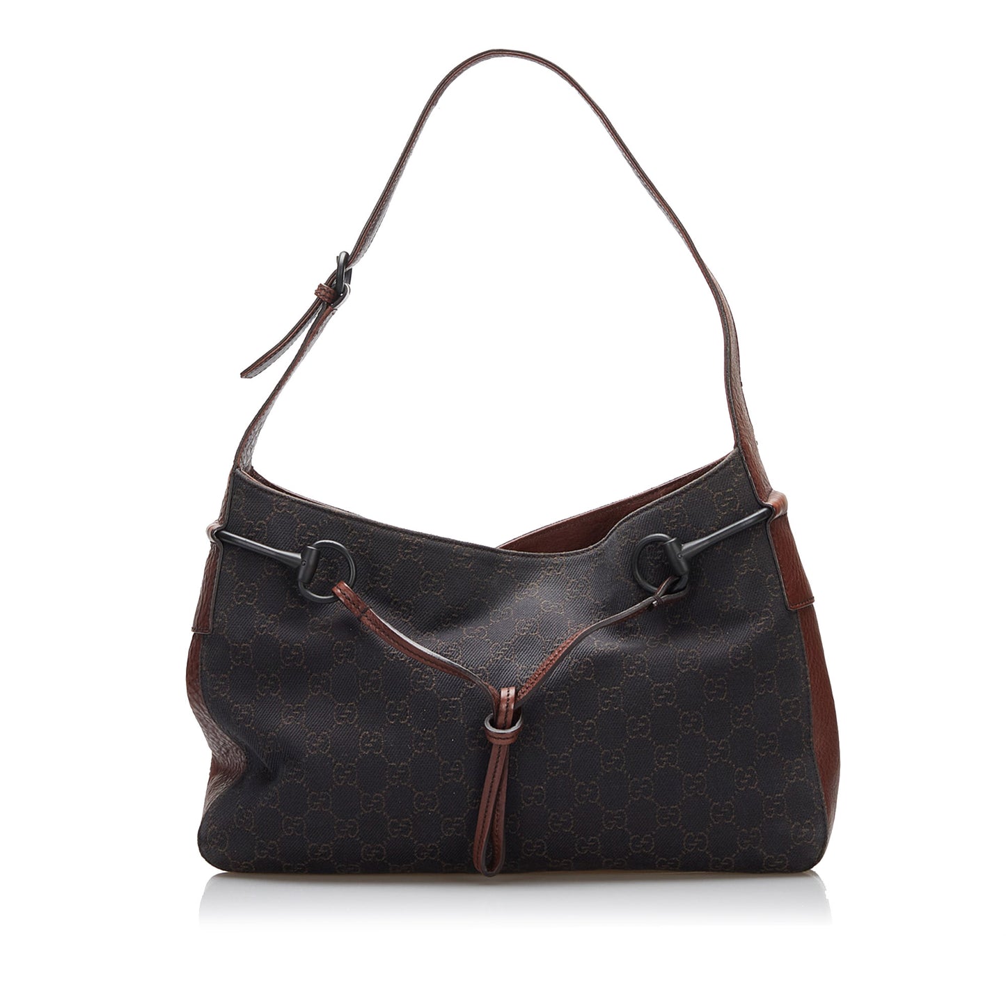 GG Canvas Horsebit Shoulder Bag