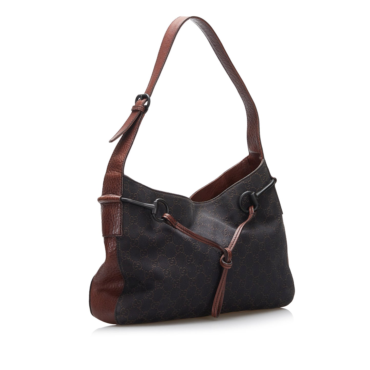 GG Canvas Horsebit Shoulder Bag