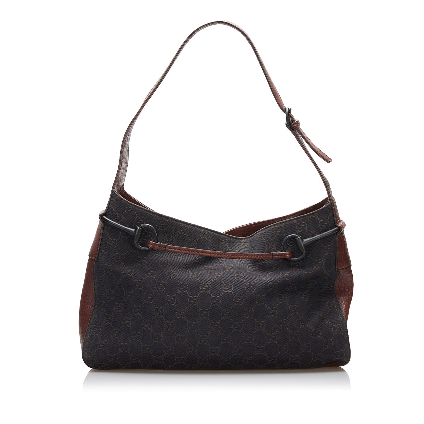 GG Canvas Horsebit Shoulder Bag