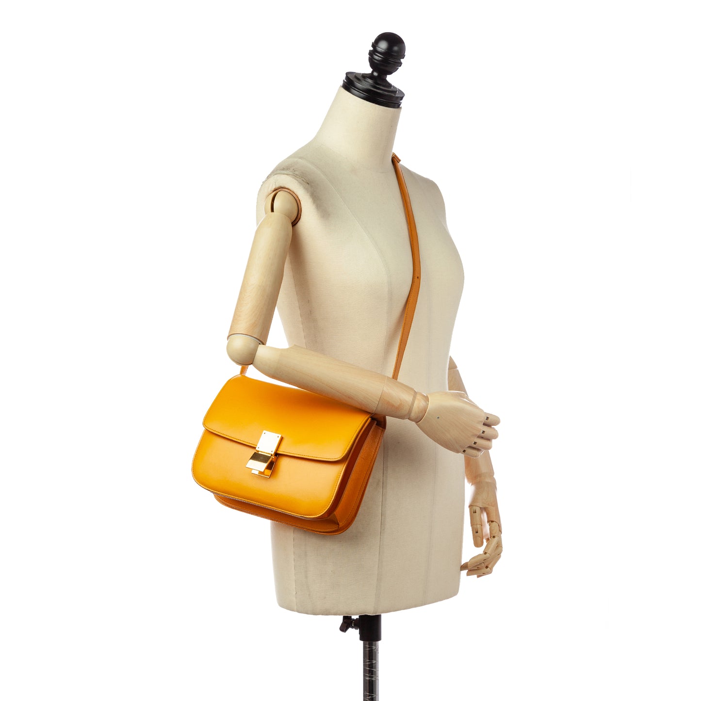 Medium Classic Box Leather Crossbody Bag