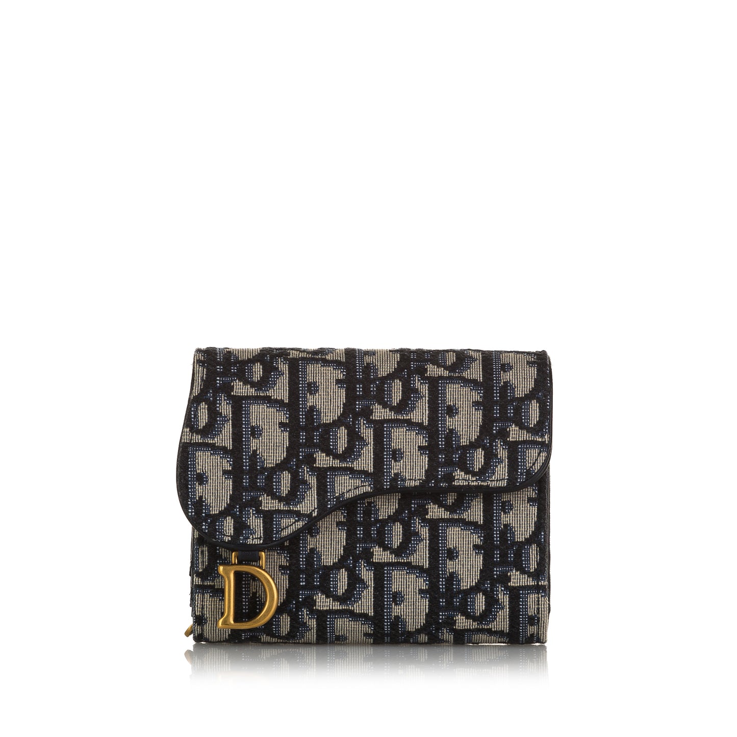 Oblique Saddle Canvas Wallet