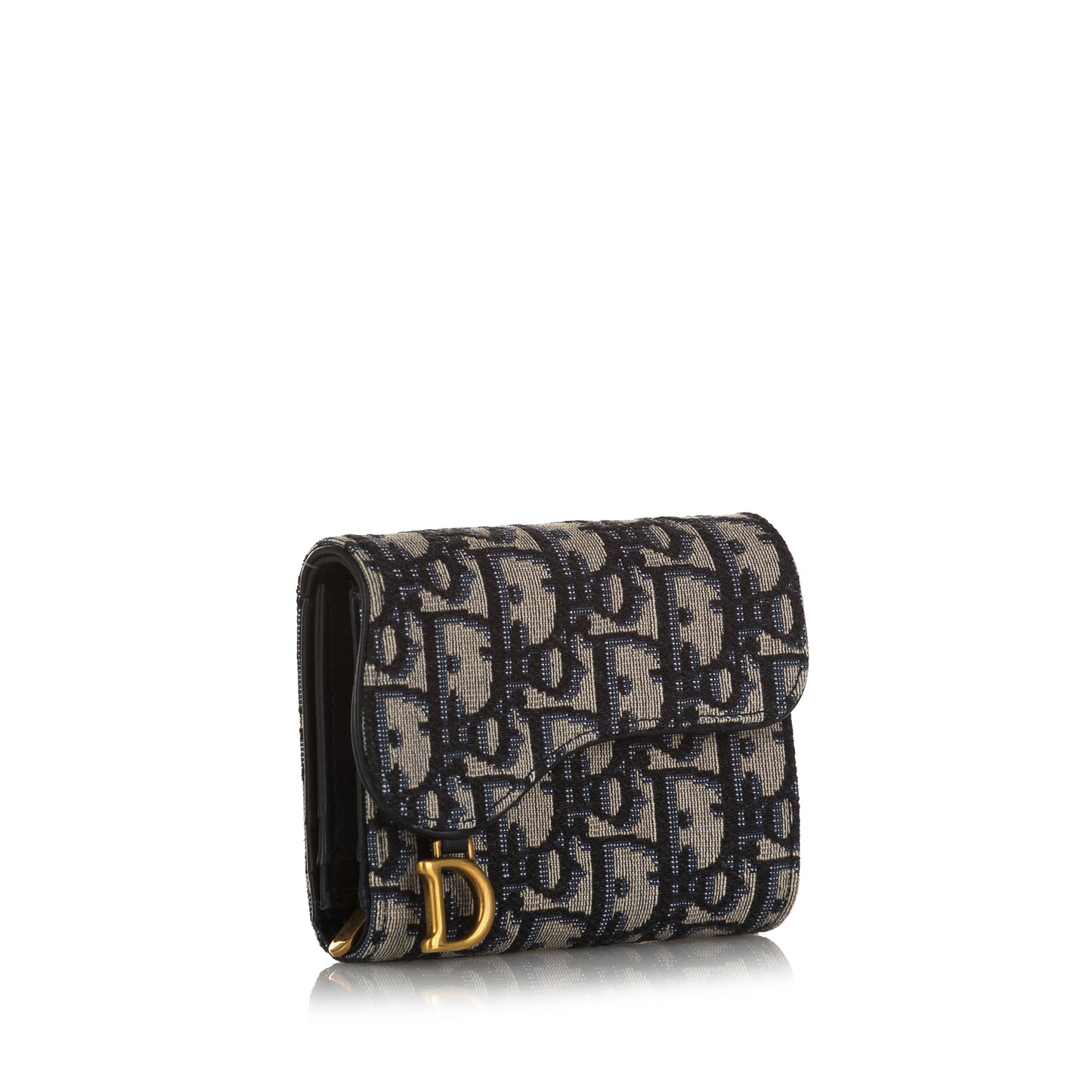 Oblique Saddle Canvas Wallet