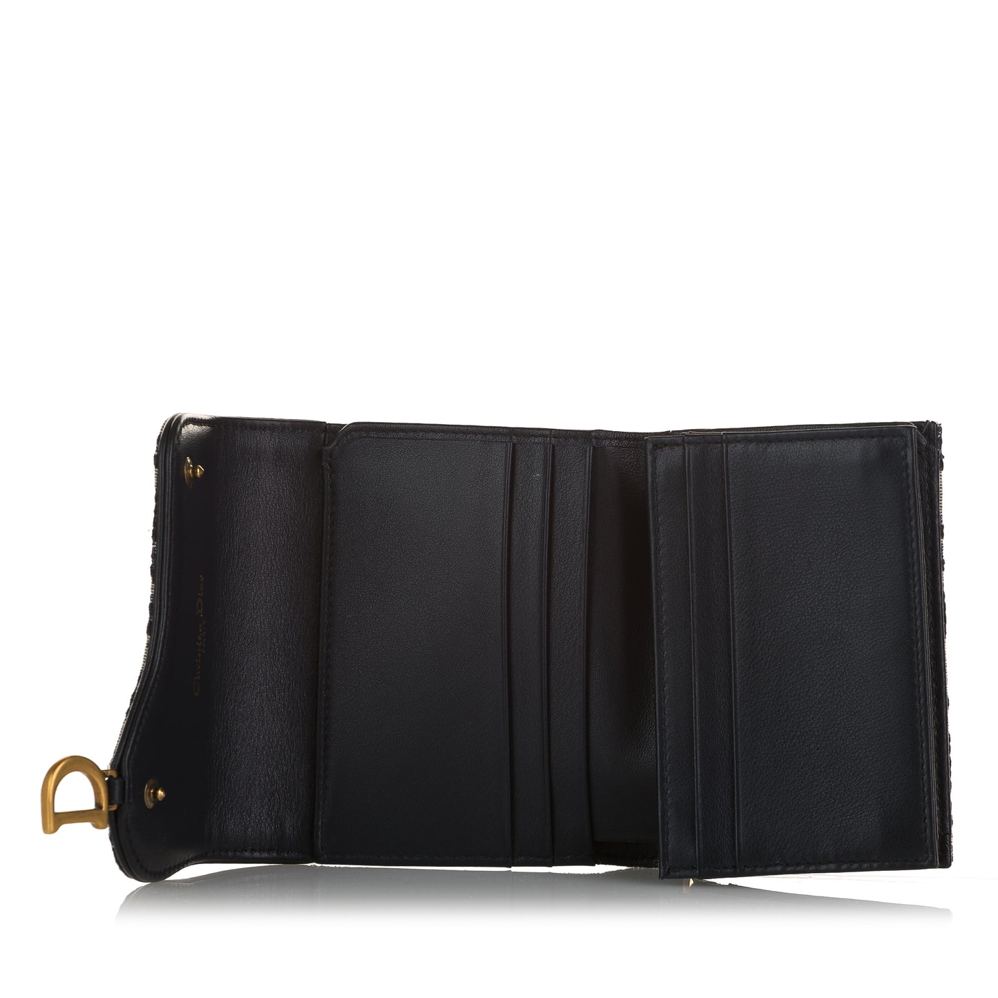 Oblique Saddle Canvas Wallet