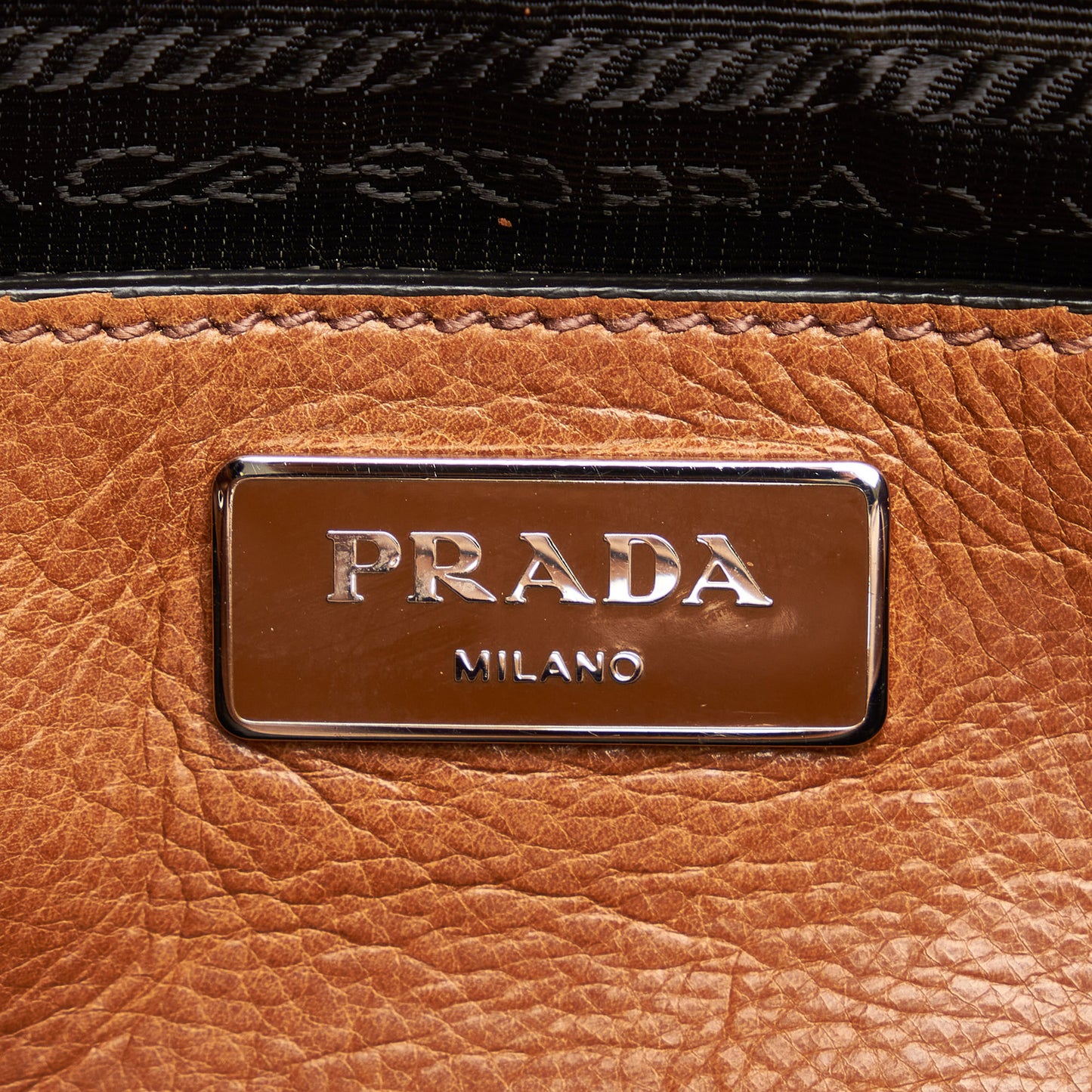 Twin Pocket Leather Handbag