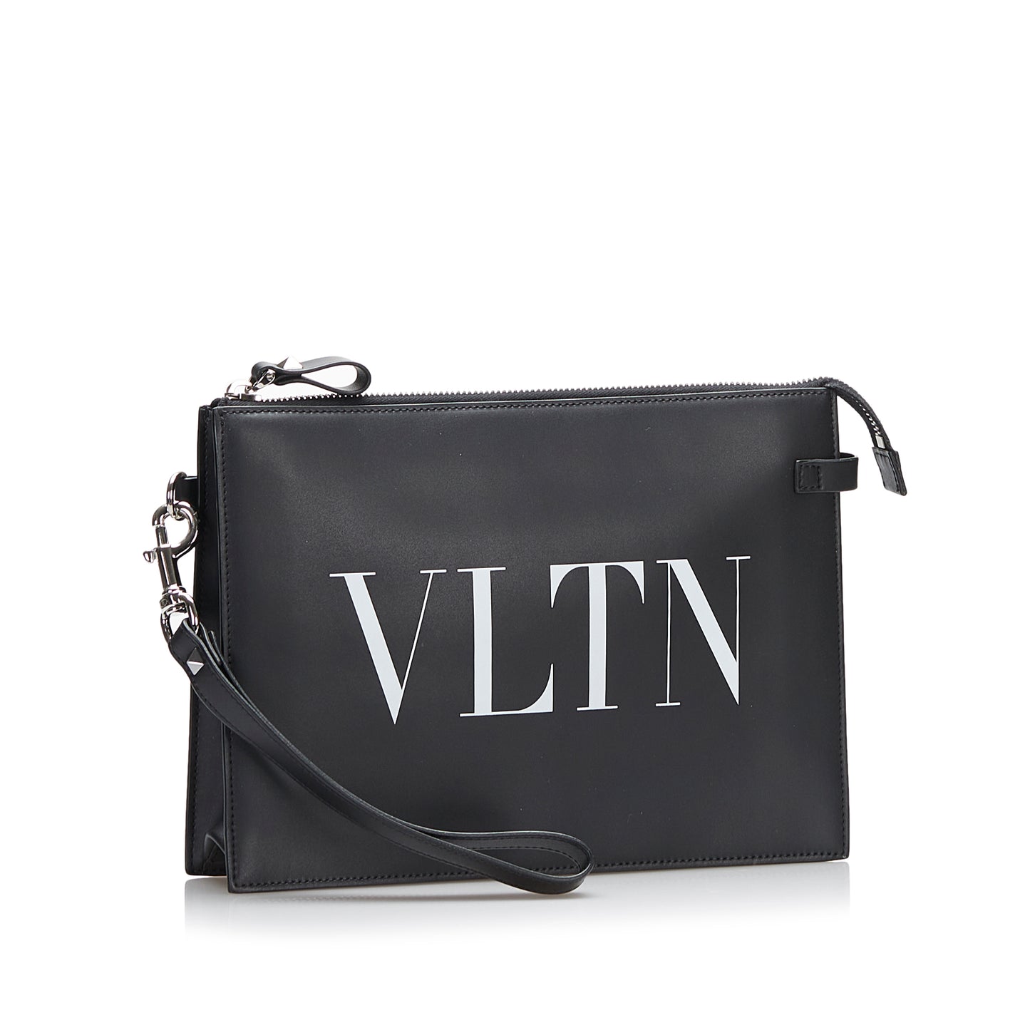 VLTN Leather Clutch Bag