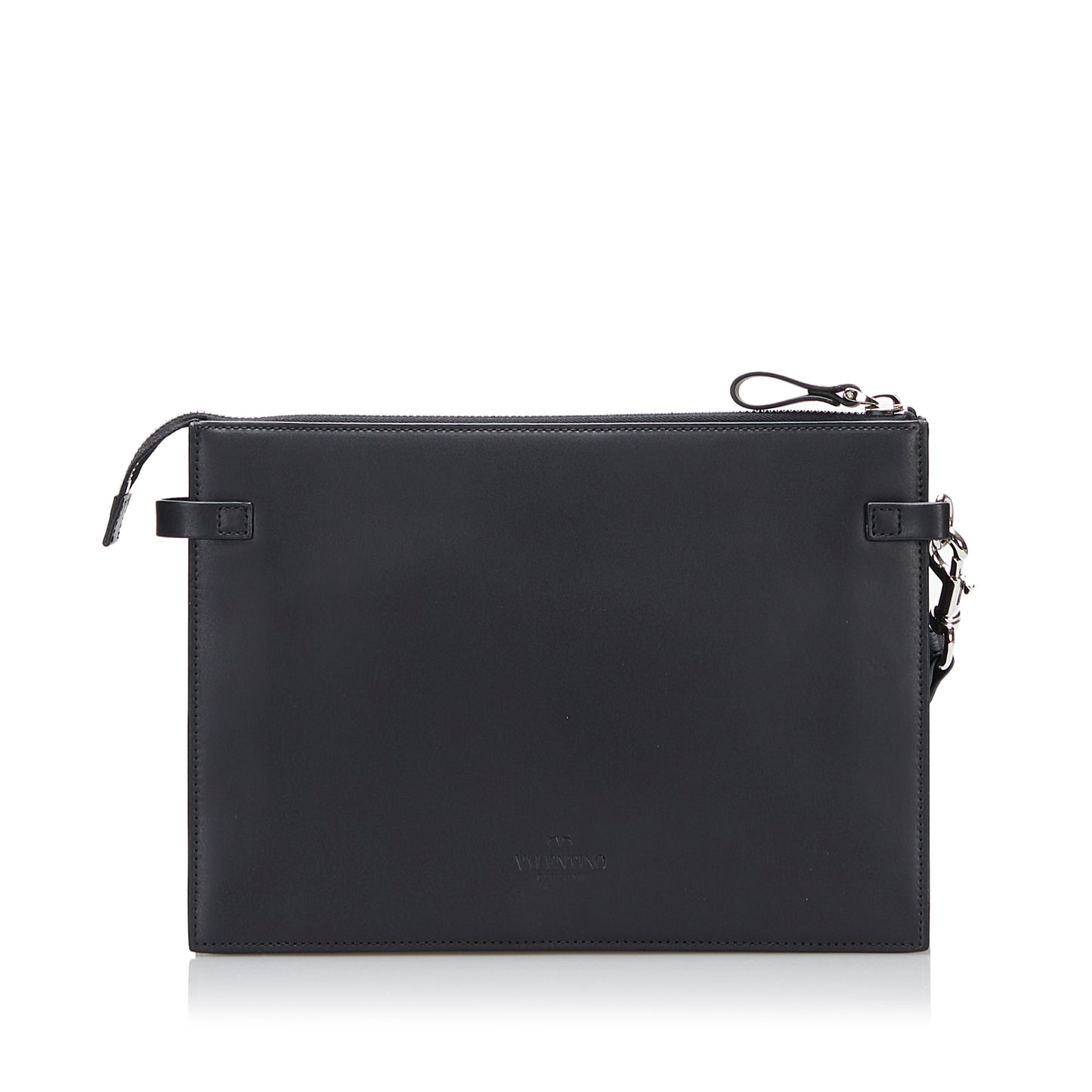 VLTN Leather Clutch Bag