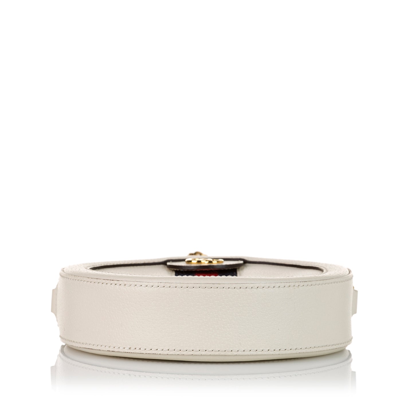 Mini Round Ophidia Leather Crossbody Bag