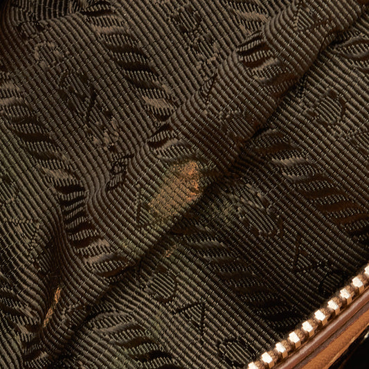 Saffiano Lux Double Zip Galleria Satchel