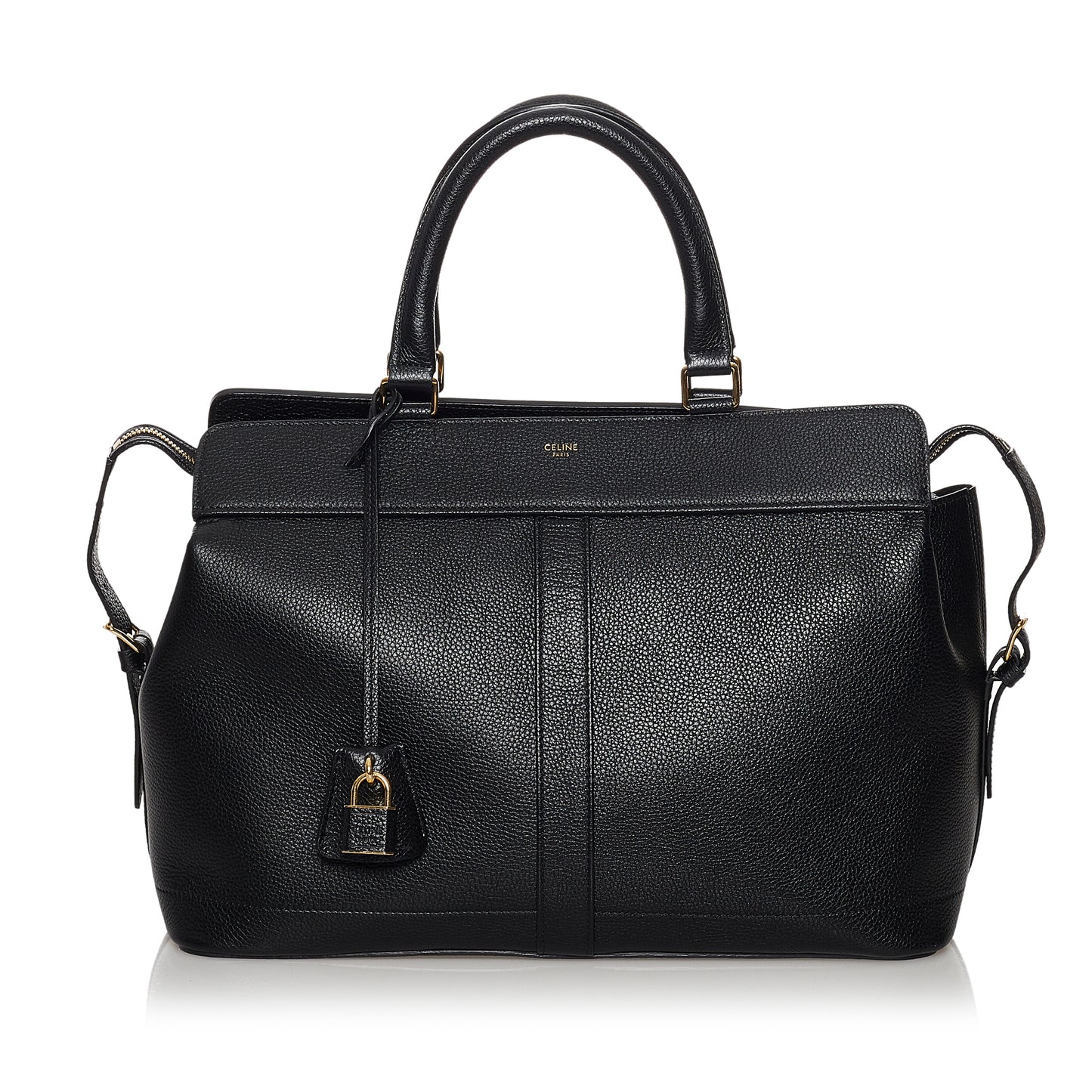 Medium Cabas de France Leather Satchel