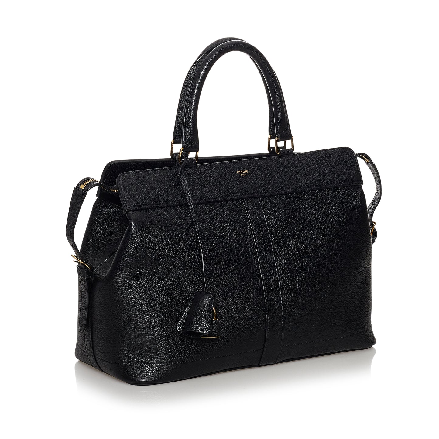 Medium Cabas de France Leather Satchel