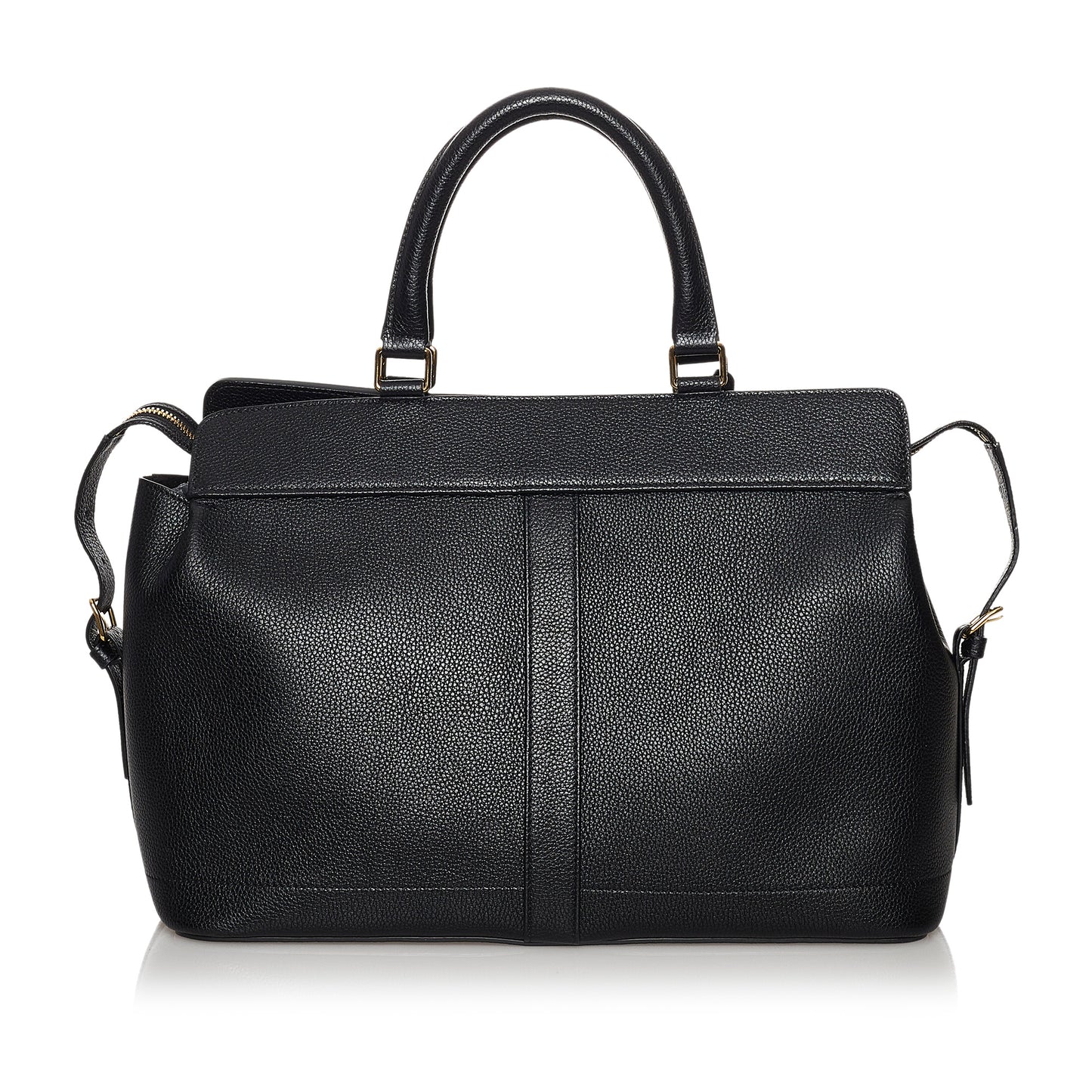 Medium Cabas de France Leather Satchel